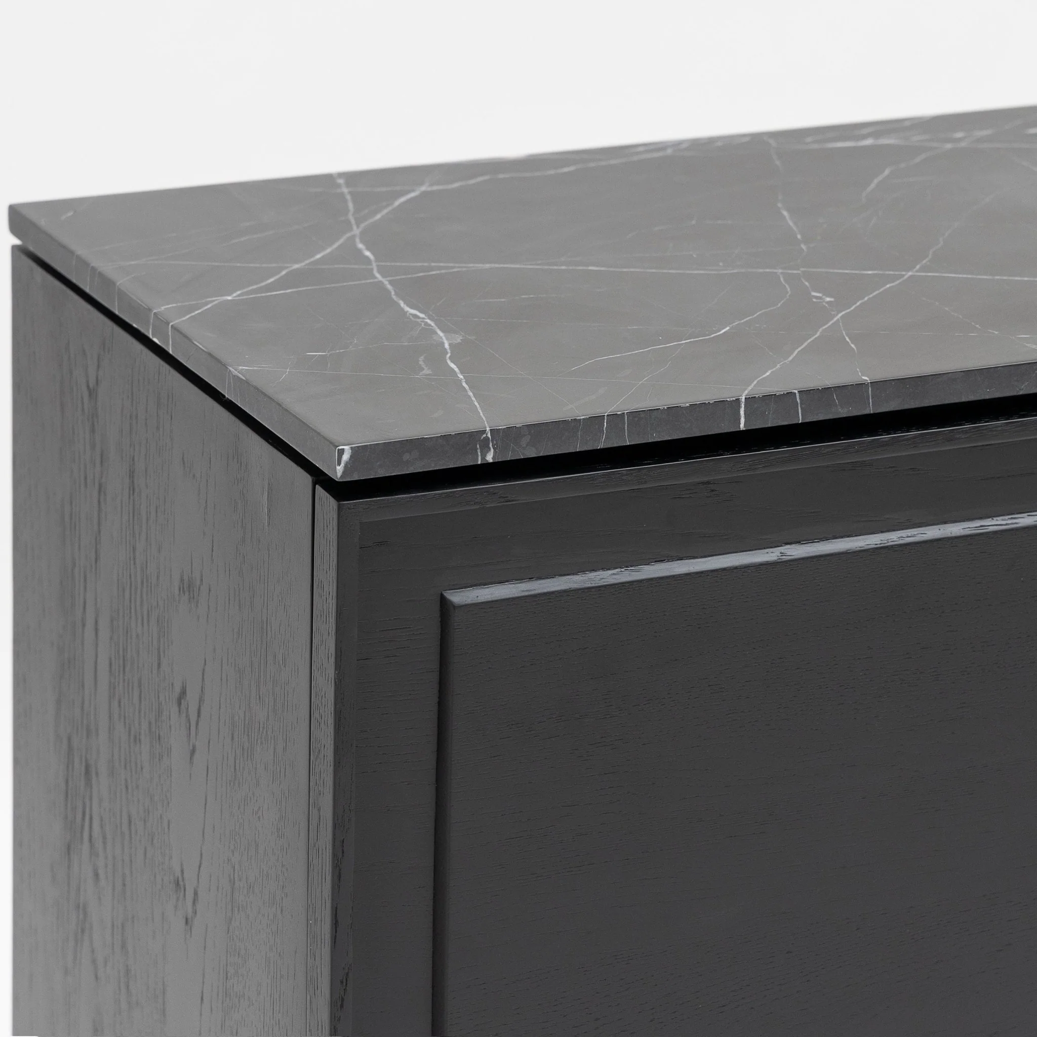 Yorke Highboard - Black Oak & Nero Marquina - Image 22