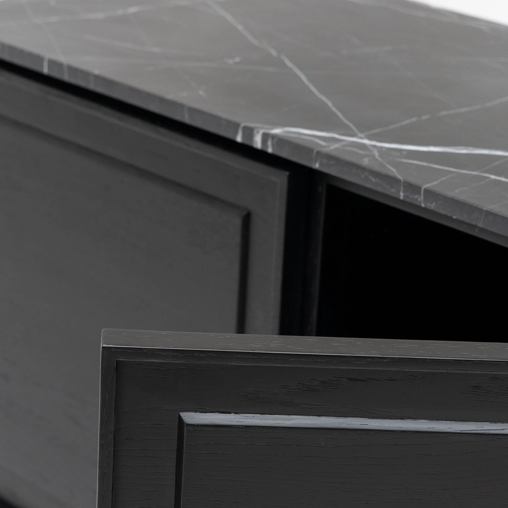 Yorke Highboard - Black Oak & Nero Marquina - Image 23