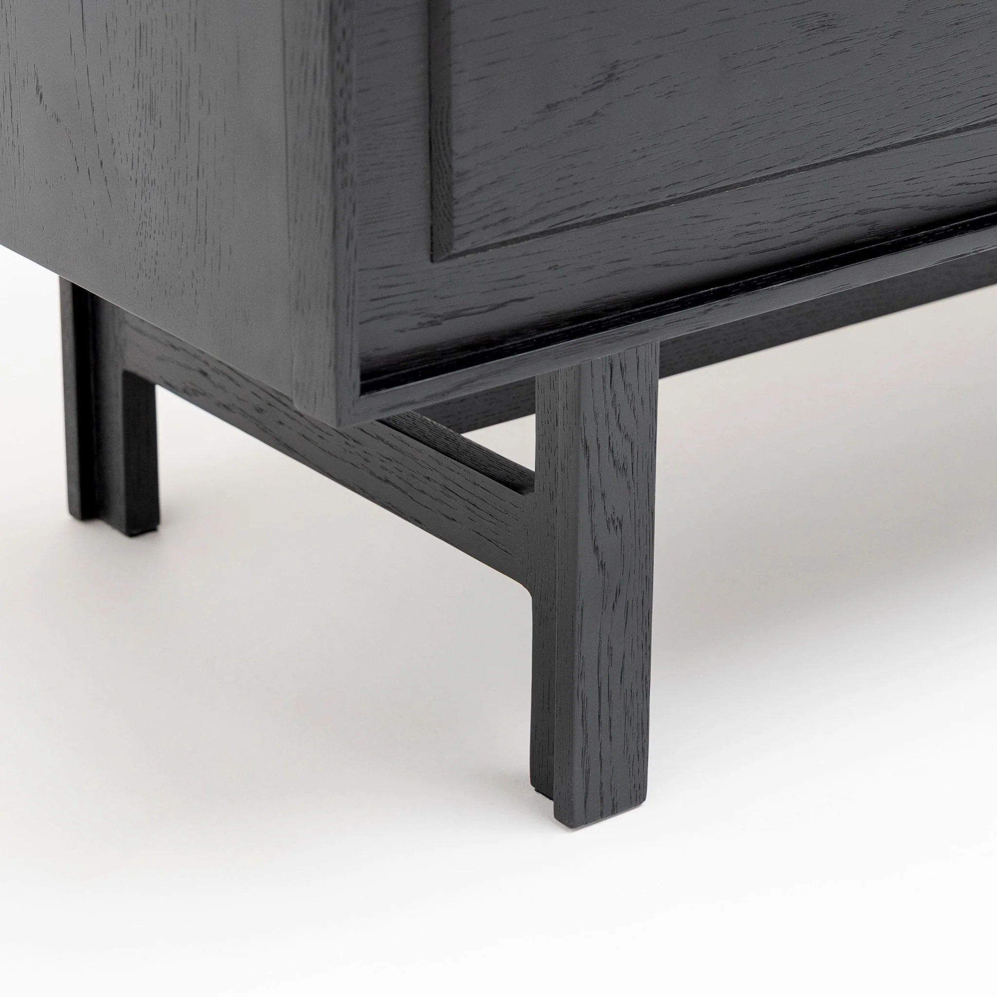 Yorke Highboard - Black Oak & Nero Marquina - Image 26