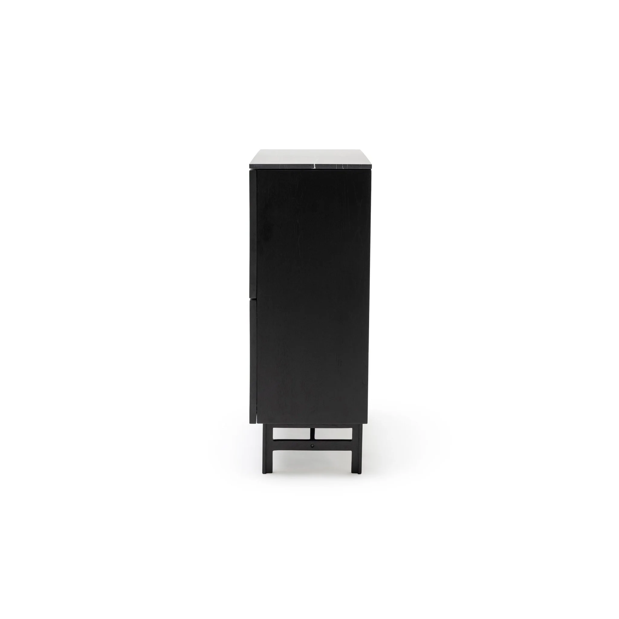 Yorke Highboard - Black Oak & Nero Marquina - Image 4