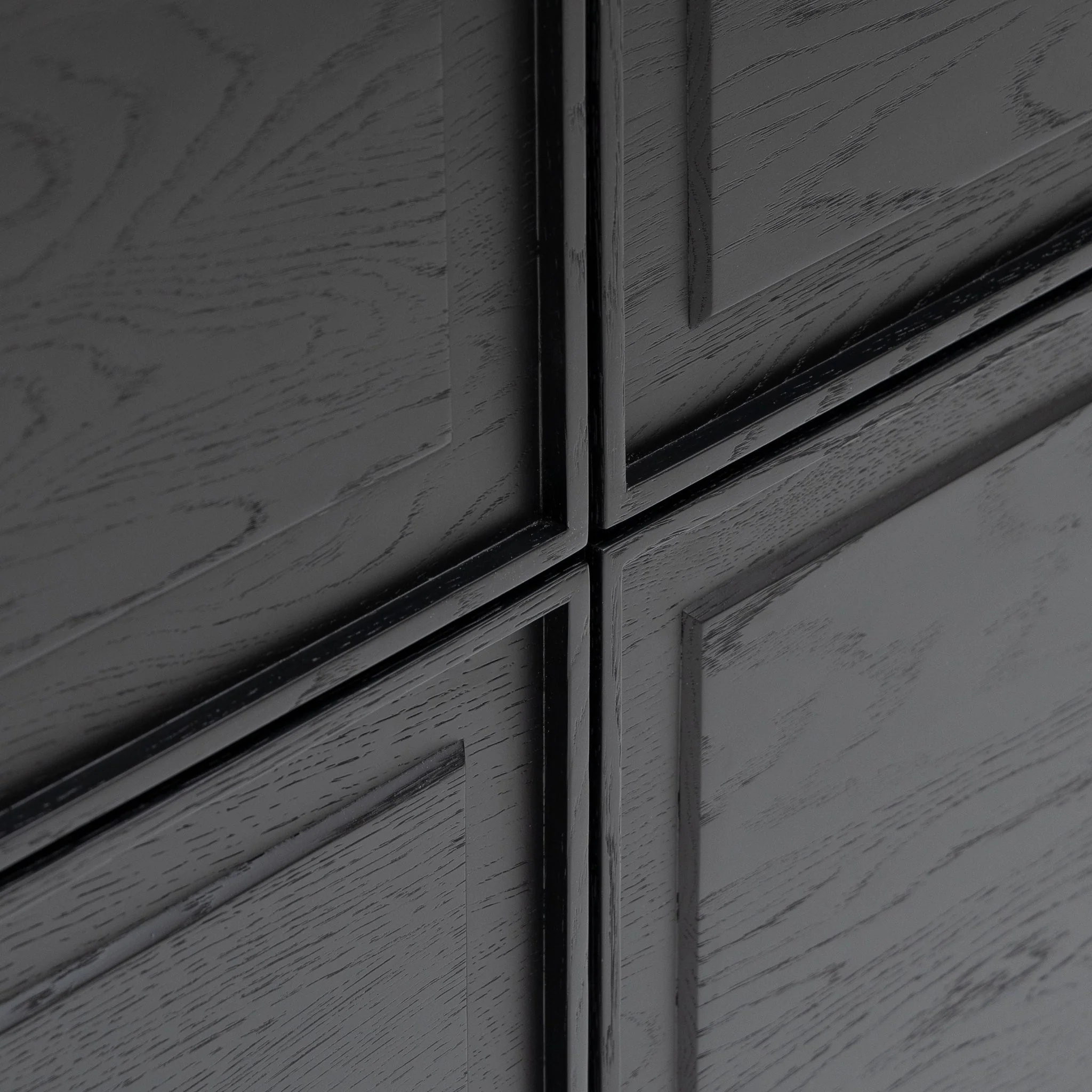 Yorke Highboard - Black Oak & Nero Marquina - Image 7