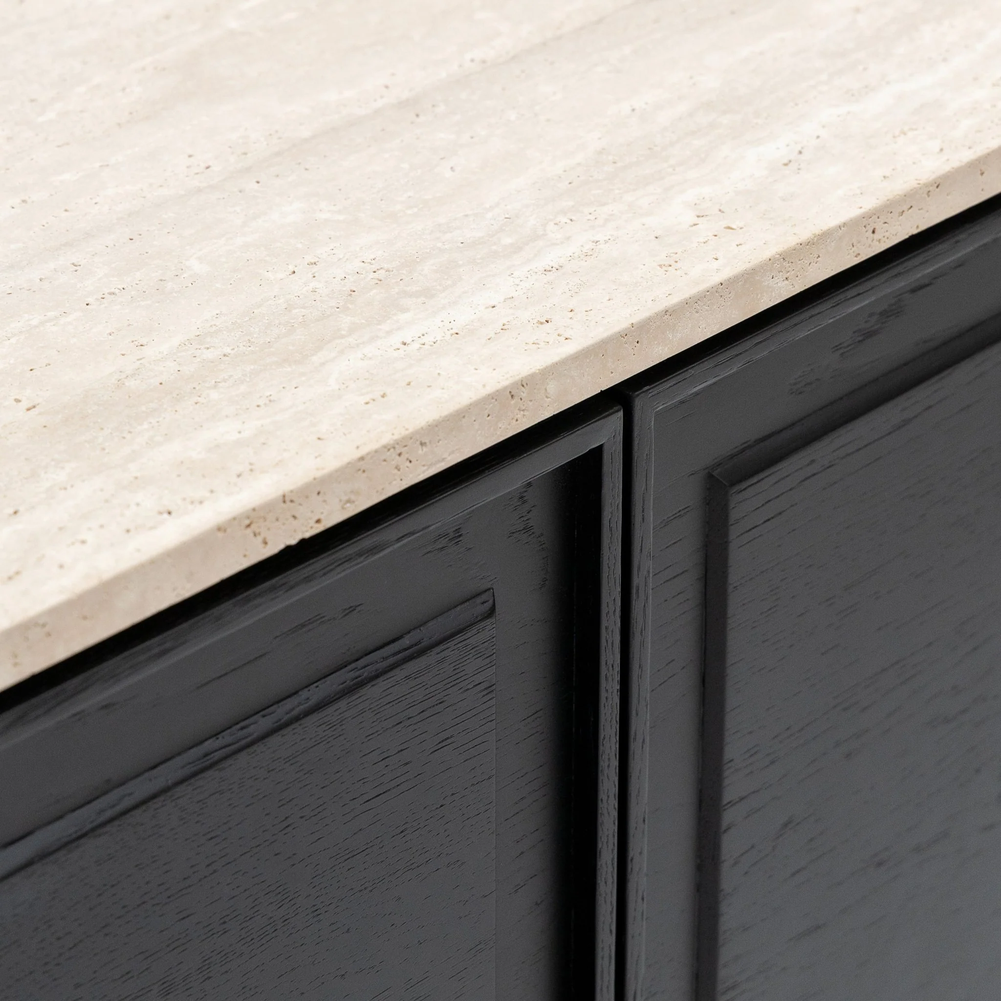 Yorke Highboard - Black Oak & Travertine - Image 19