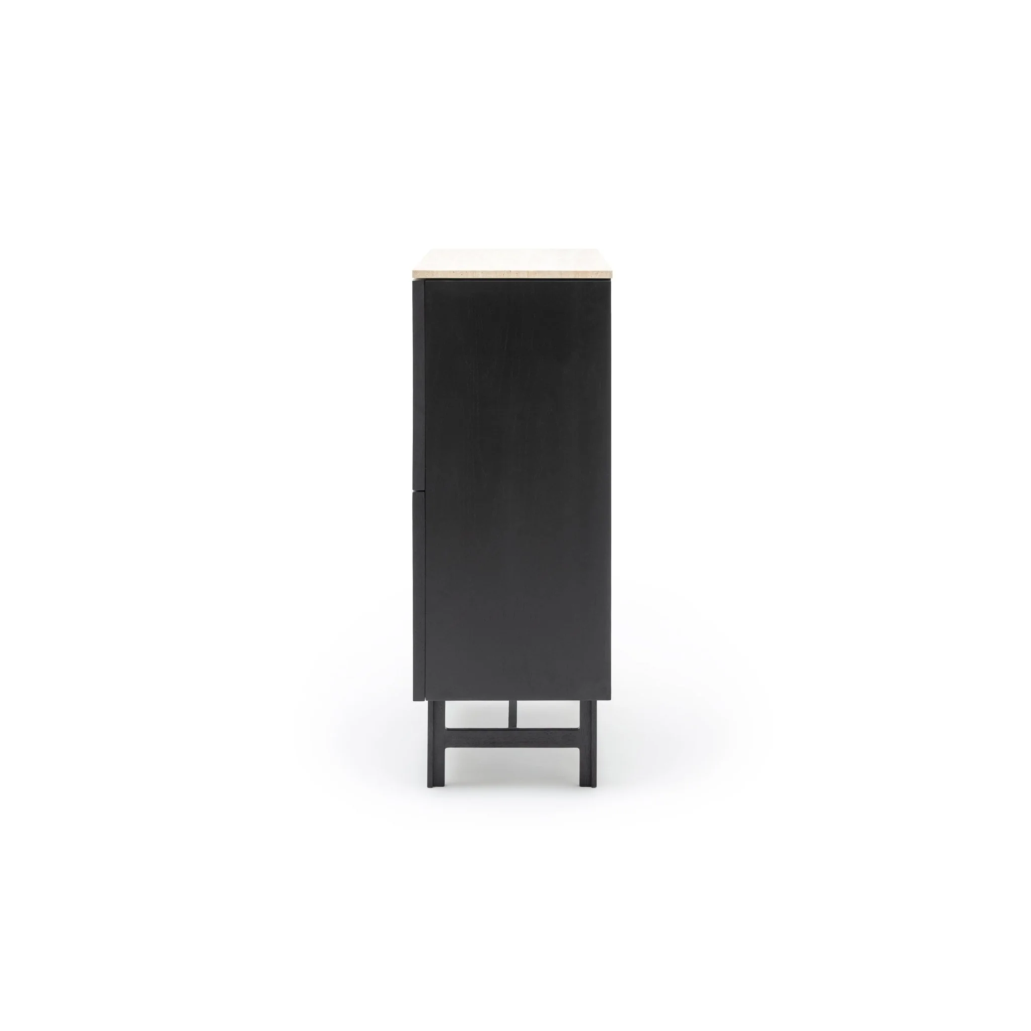 Yorke Highboard - Black Oak & Travertine - Image 25