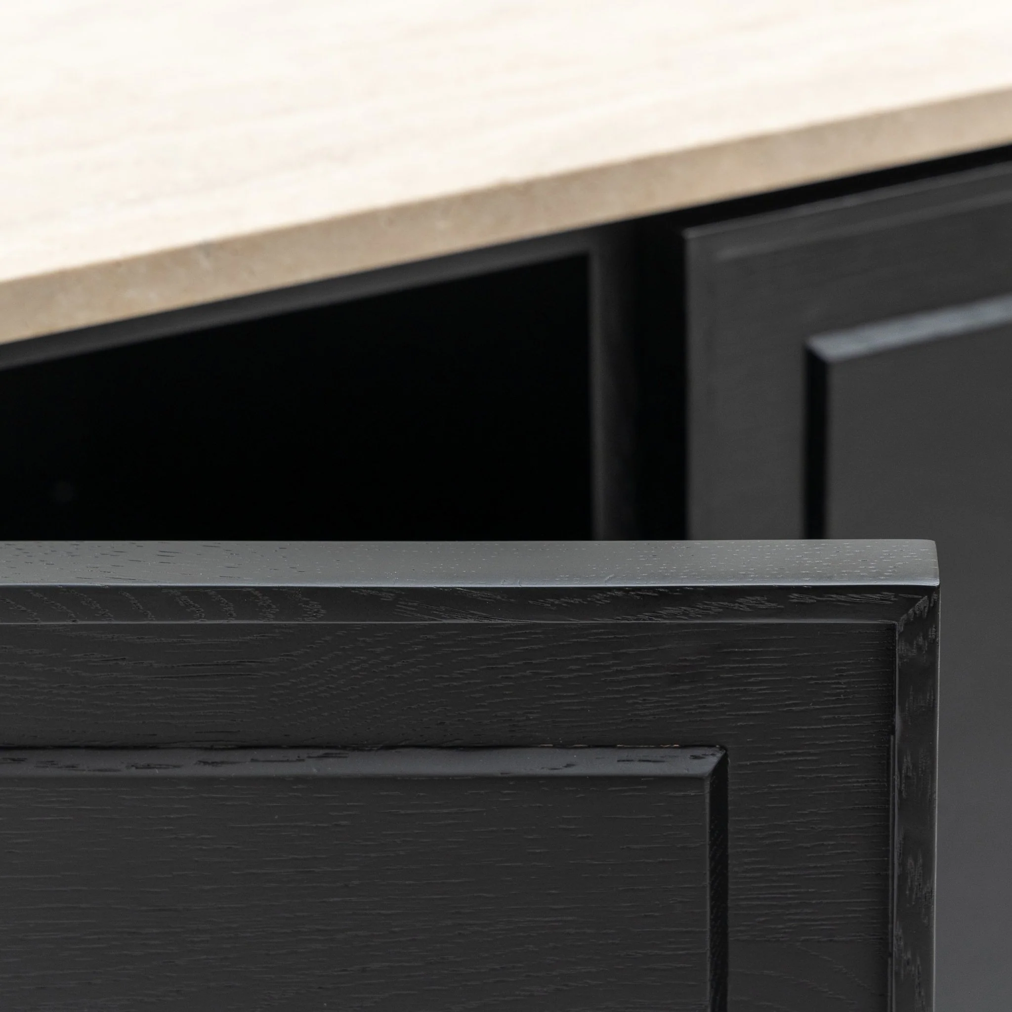 Yorke Highboard - Black Oak & Travertine - Image 28