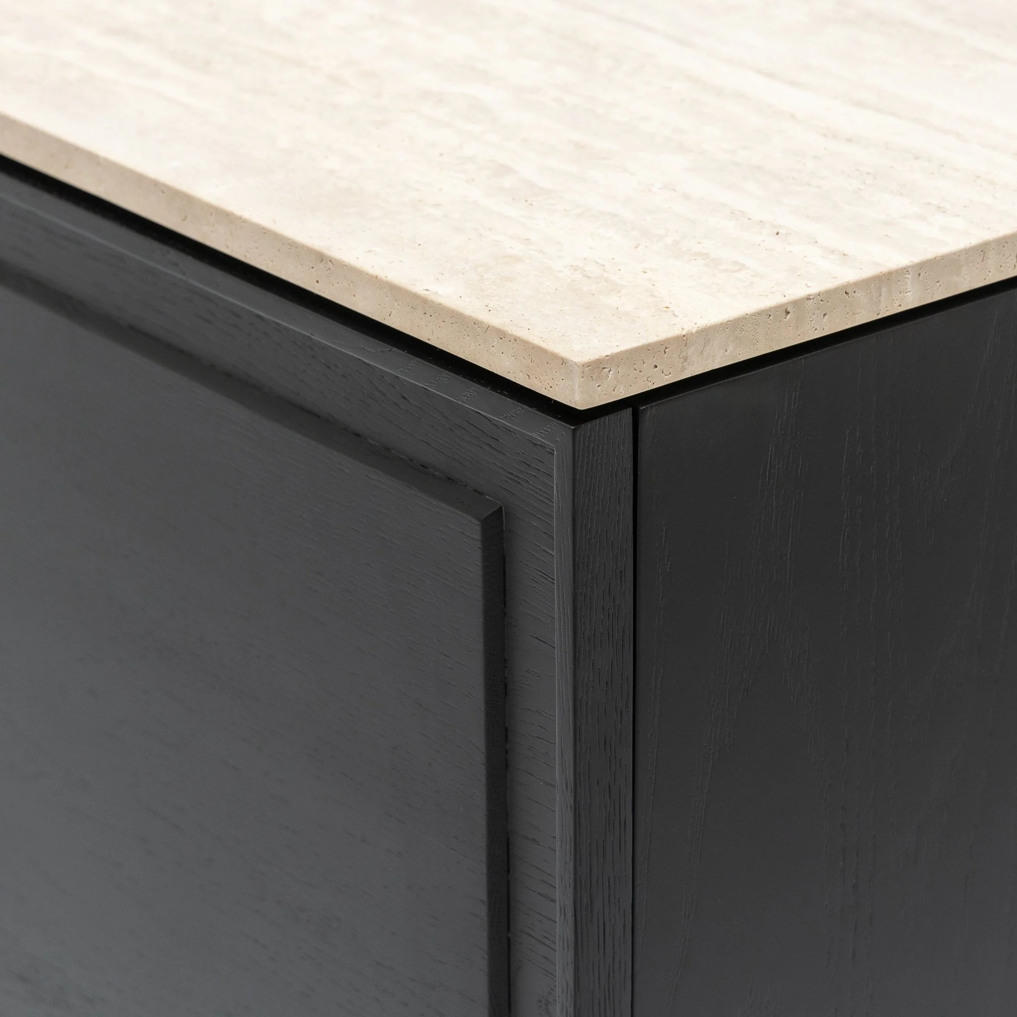 Yorke Highboard - Black Oak & Travertine - Image 29