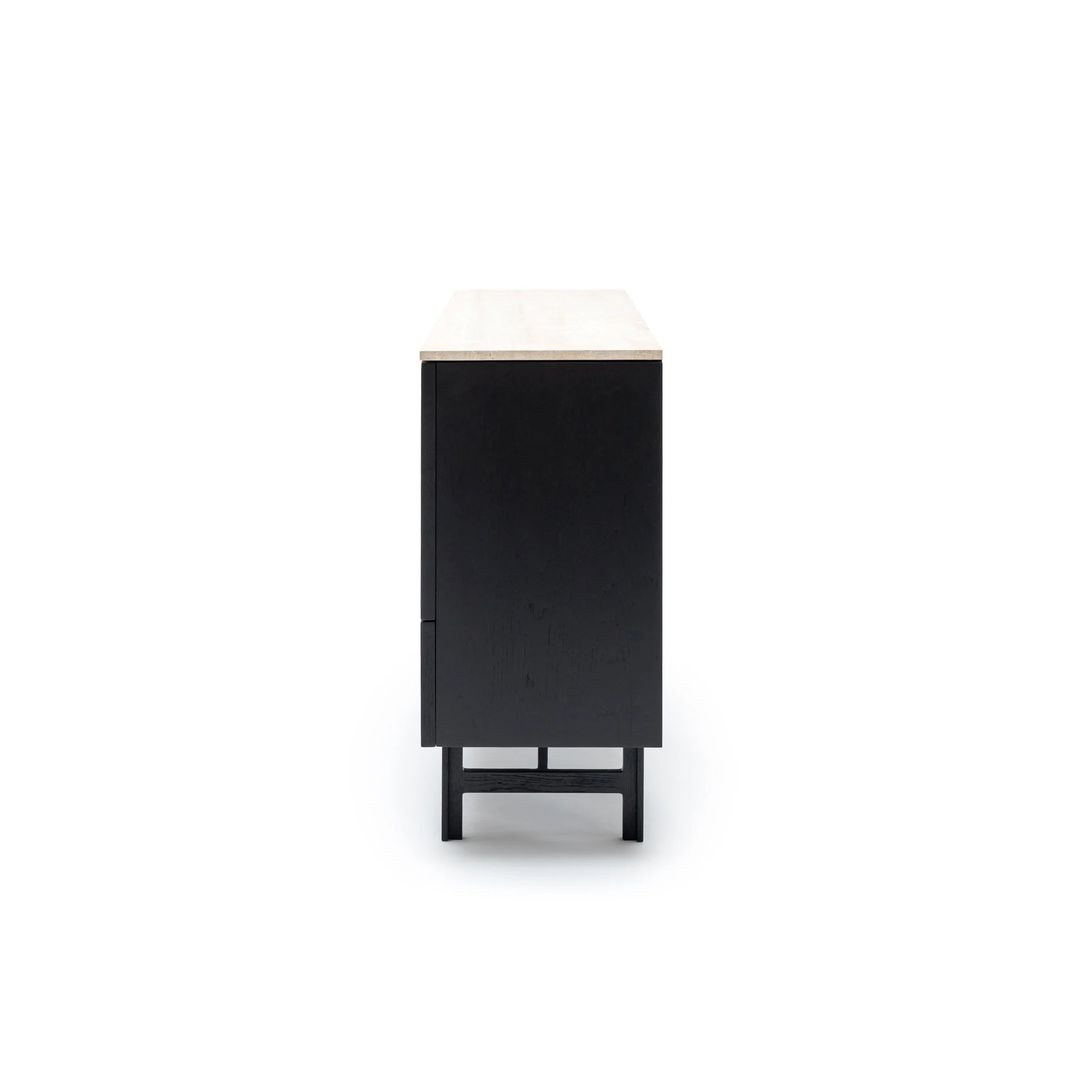 Yorke Highboard - Black Oak & Travertine - Image 35