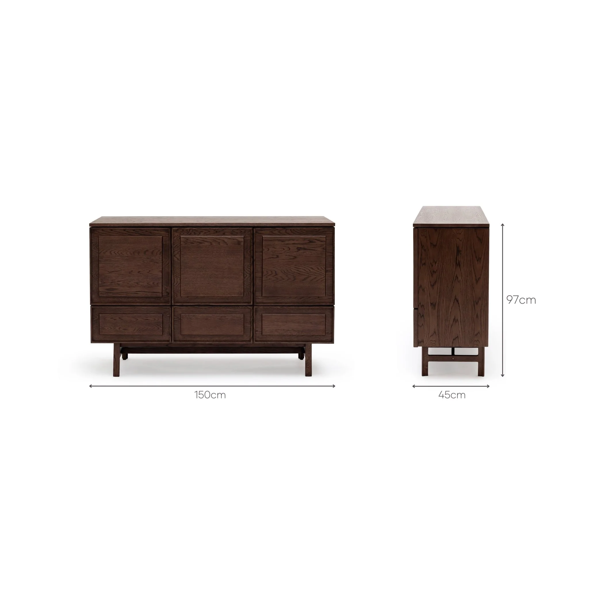 Yorke Highboard - Espresso Oak - Image 29