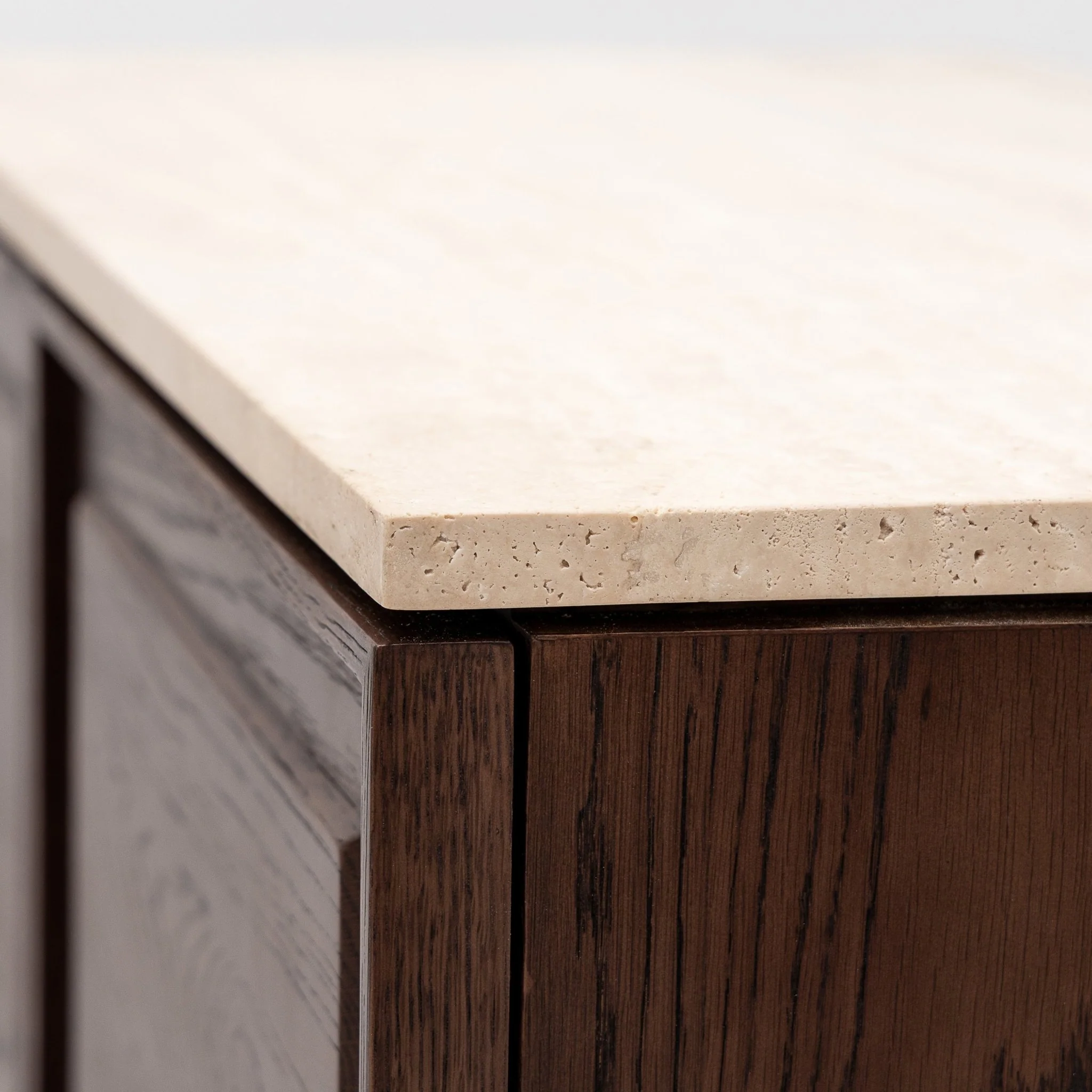 Yorke Highboard - Espresso Oak & Travertine - Image 12