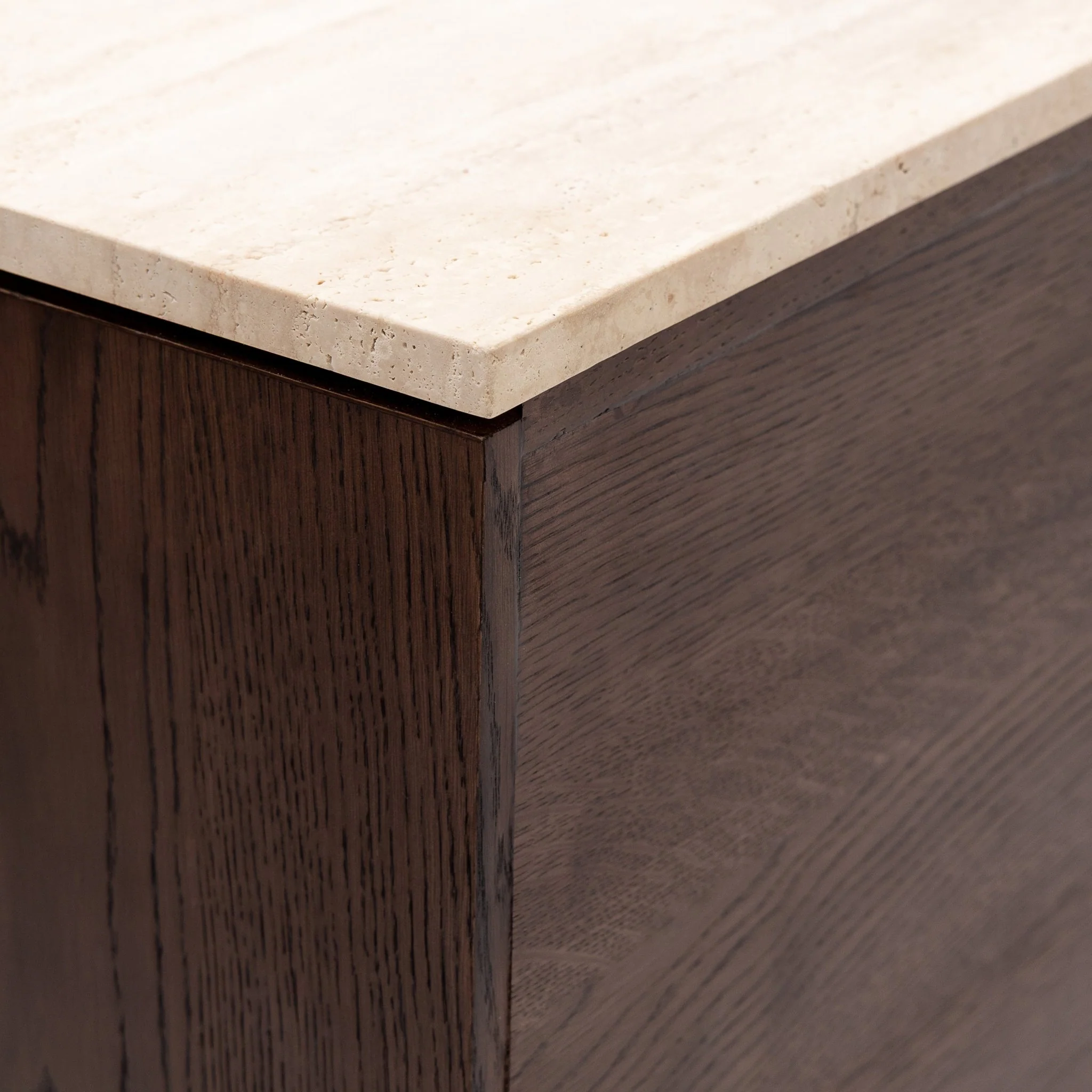 Yorke Highboard - Espresso Oak & Travertine - Image 13