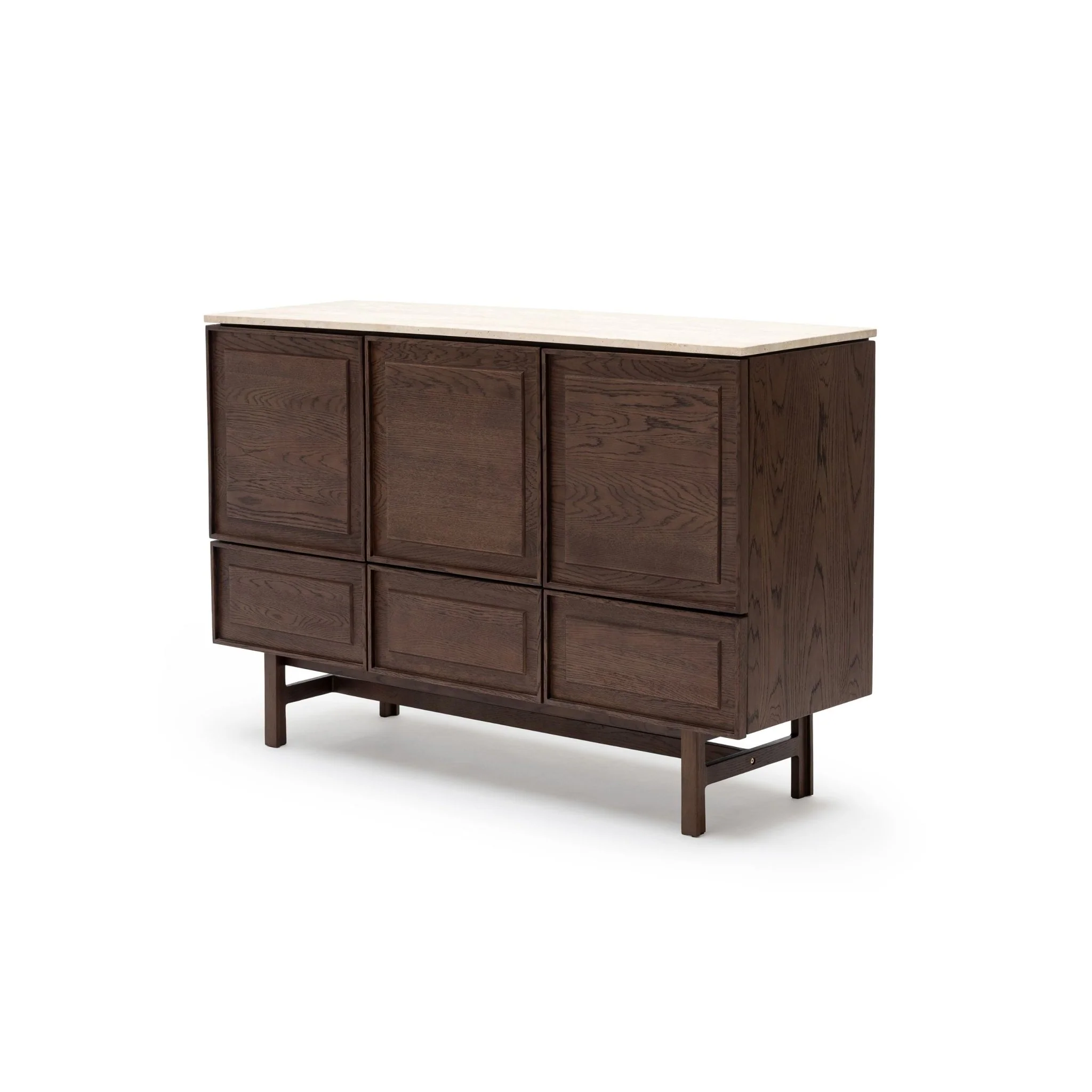 Yorke Highboard - Espresso Oak & Travertine - Image 16