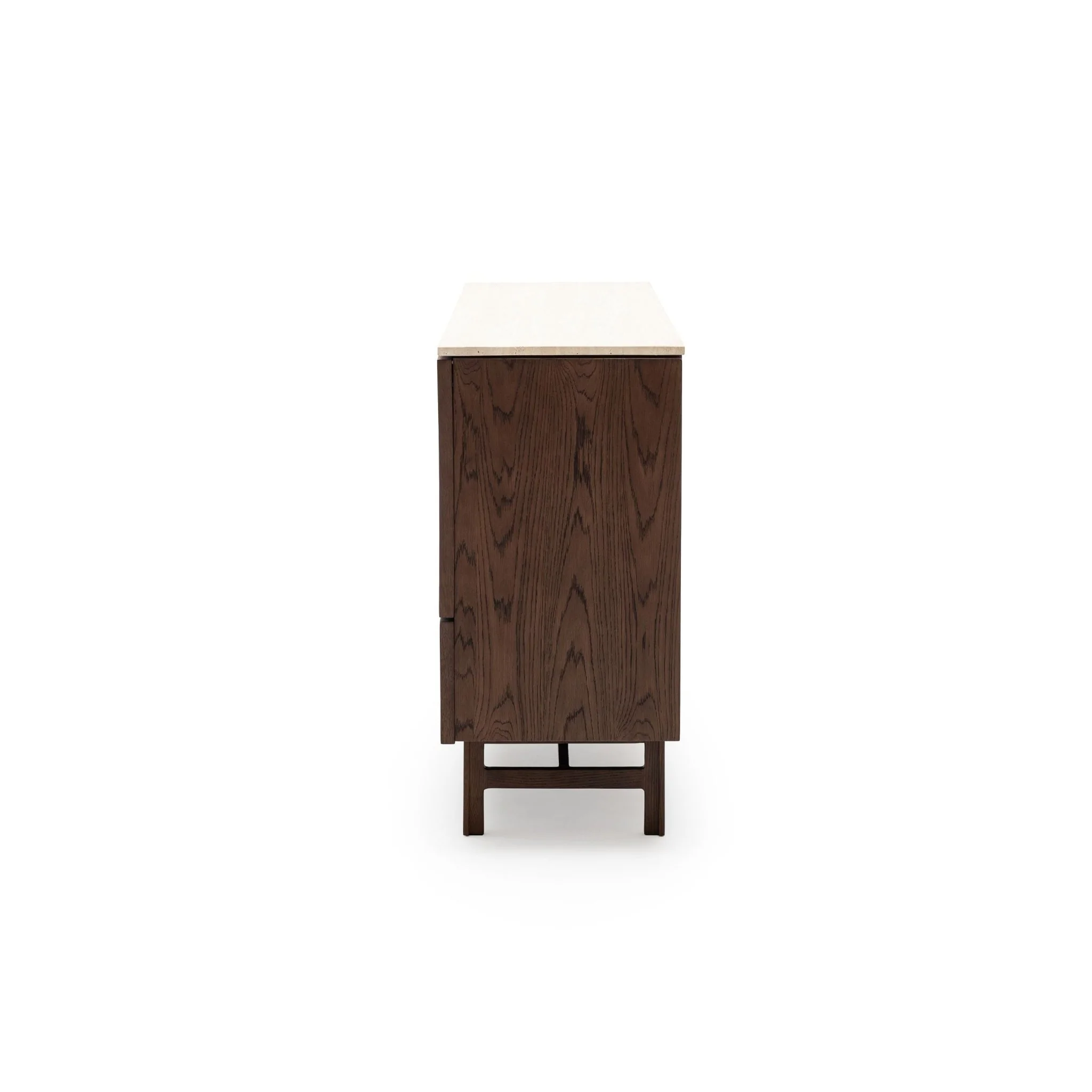 Yorke Highboard - Espresso Oak & Travertine - Image 21
