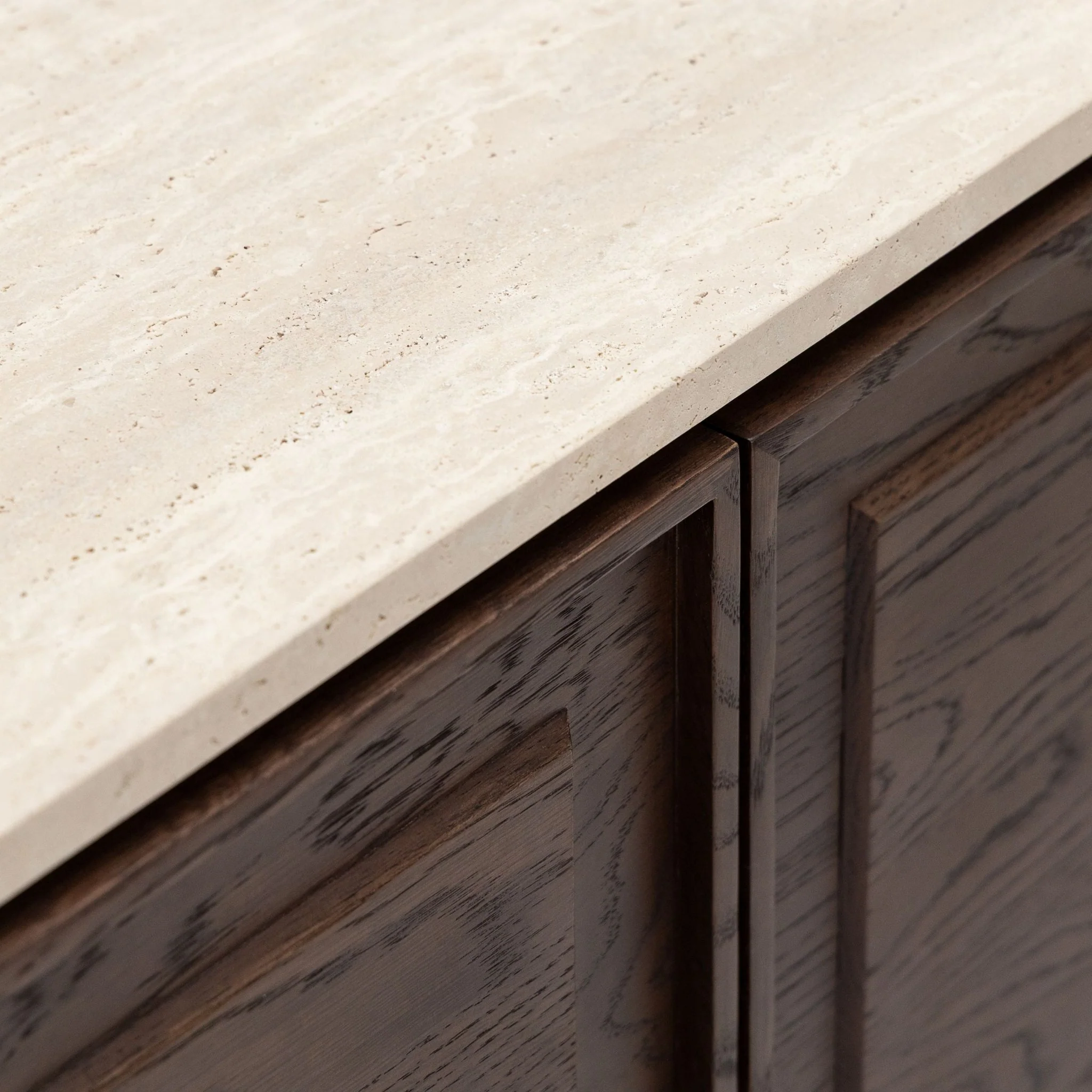 Yorke Highboard - Espresso Oak & Travertine - Image 24