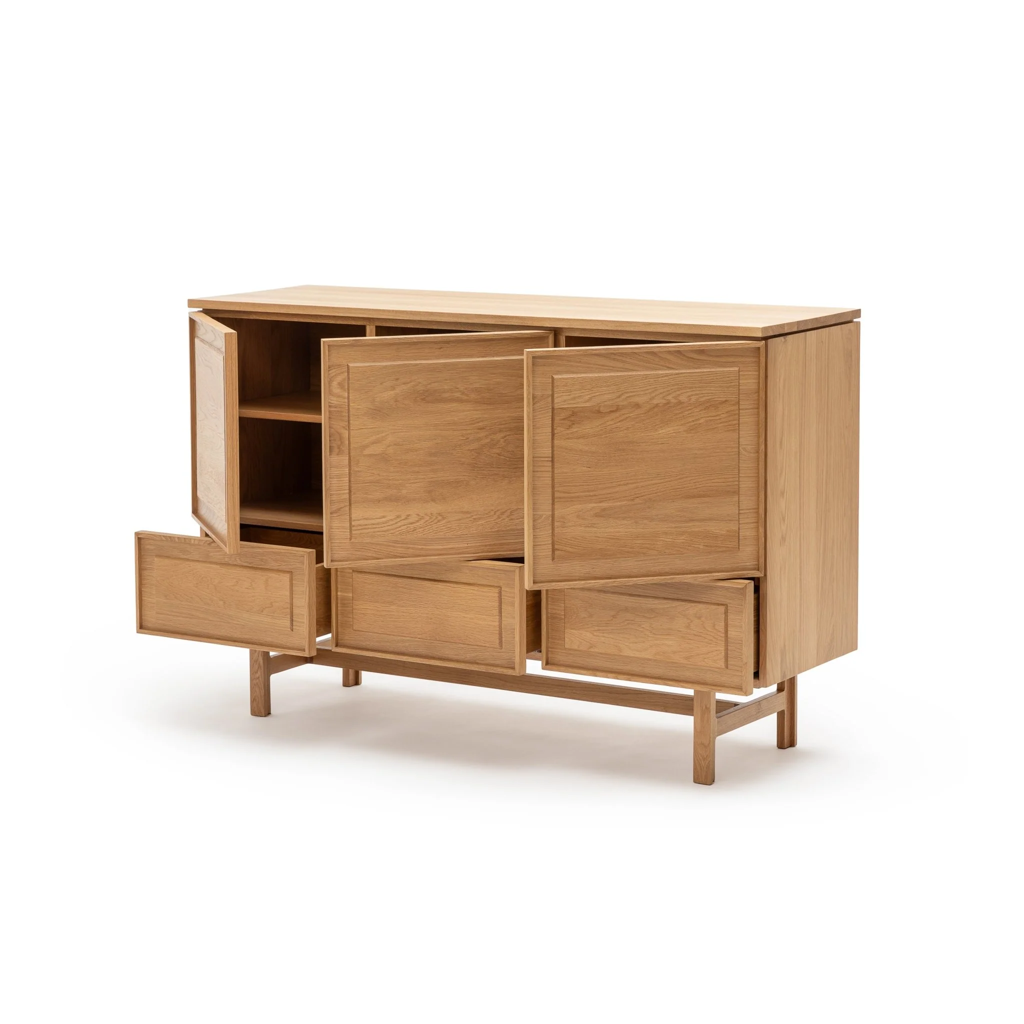 Yorke Highboard - Light Oak - Image 43