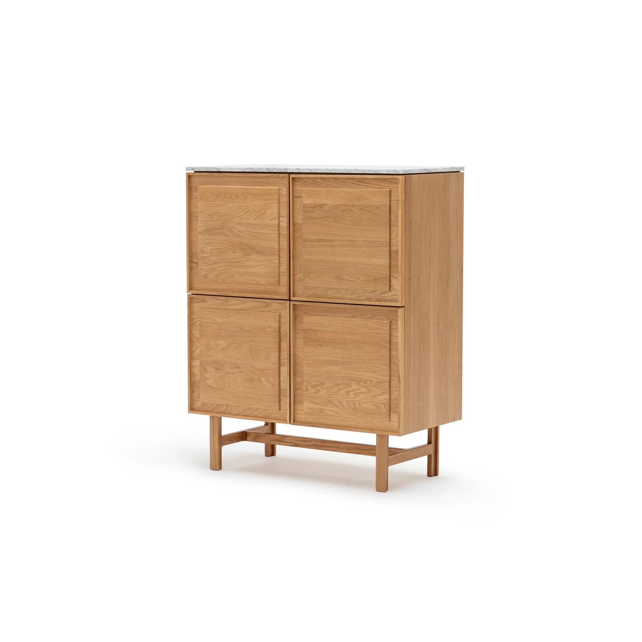 Yorke Highboard - Light Oak & Bianca Carrara - Image 27
