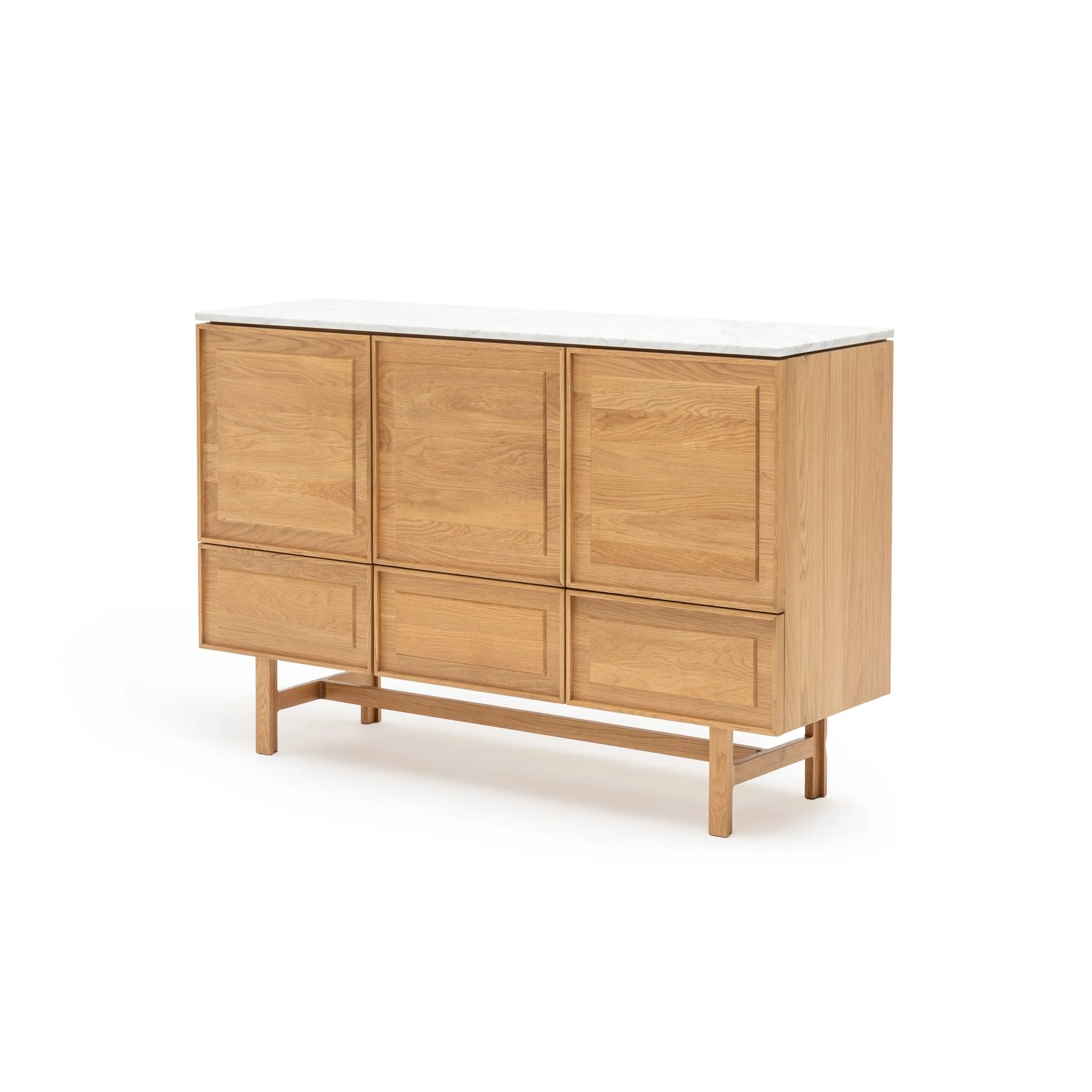 Yorke Highboard - Light Oak & Bianca Carrara - Image 39