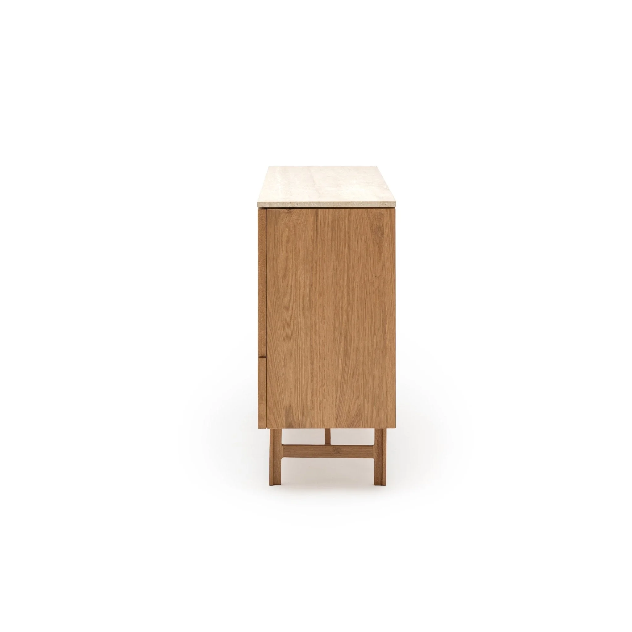 Yorke Highboard - Light Oak & Travertine - Image 17