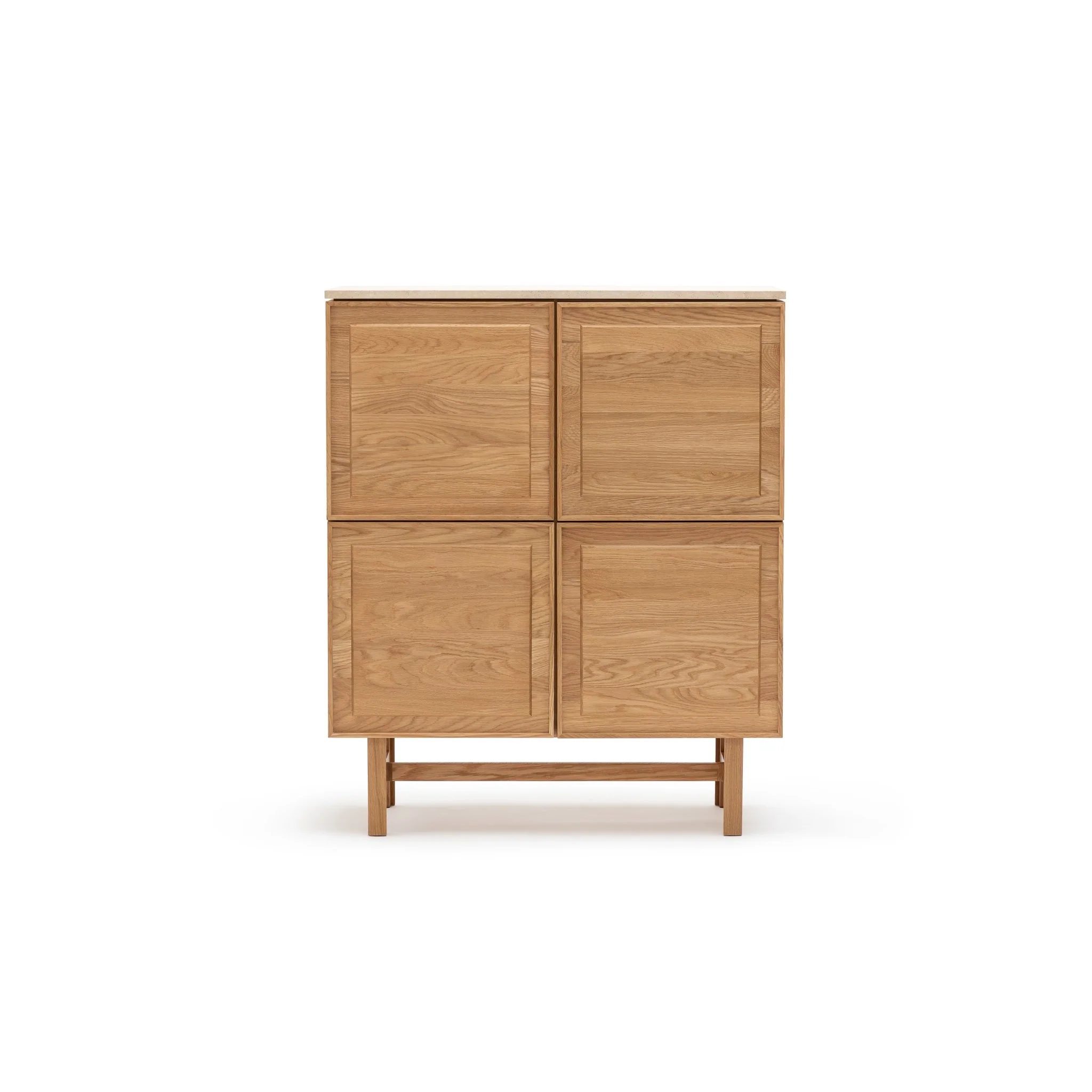 Yorke Highboard - Light Oak & Travertine - Image 32