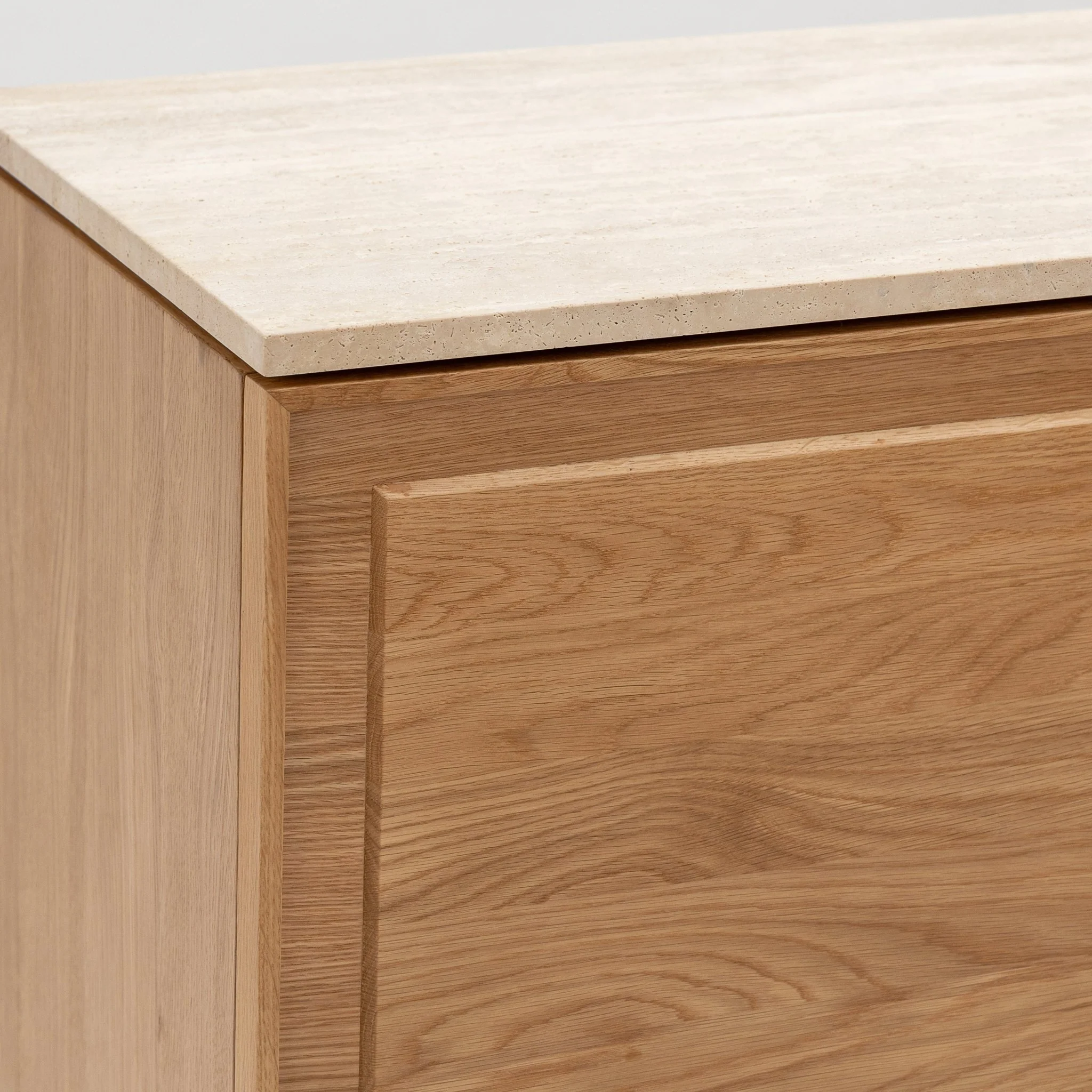 Yorke Highboard - Light Oak & Travertine - Image 36