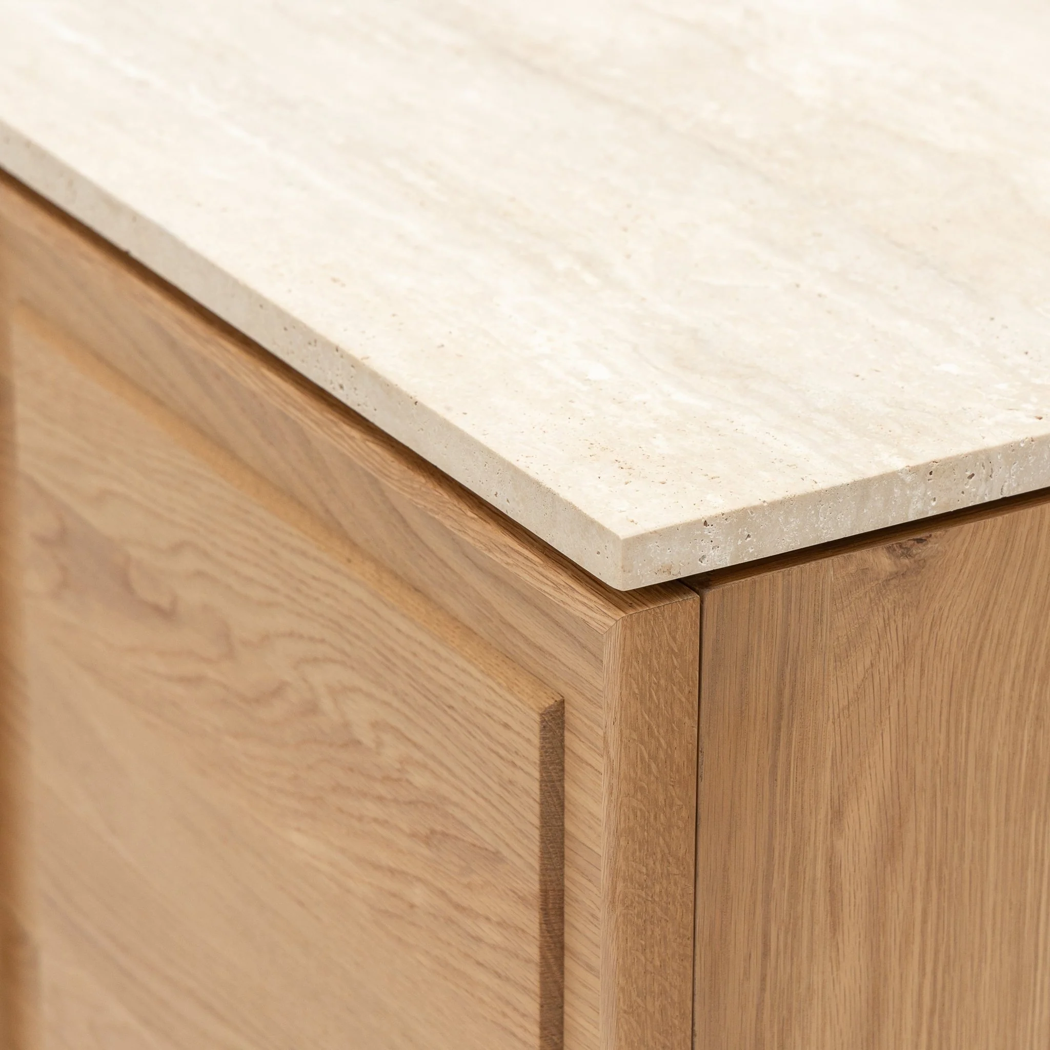 Yorke Highboard - Light Oak & Travertine - Image 41