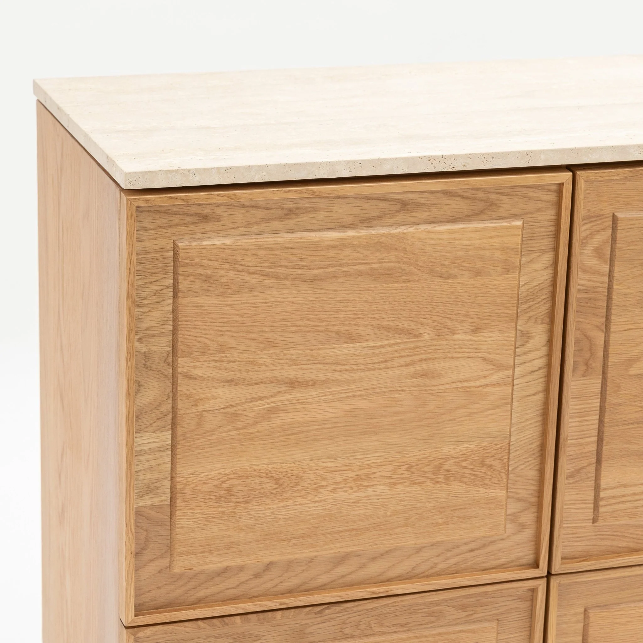 Yorke Highboard - Light Oak & Travertine - Image 50