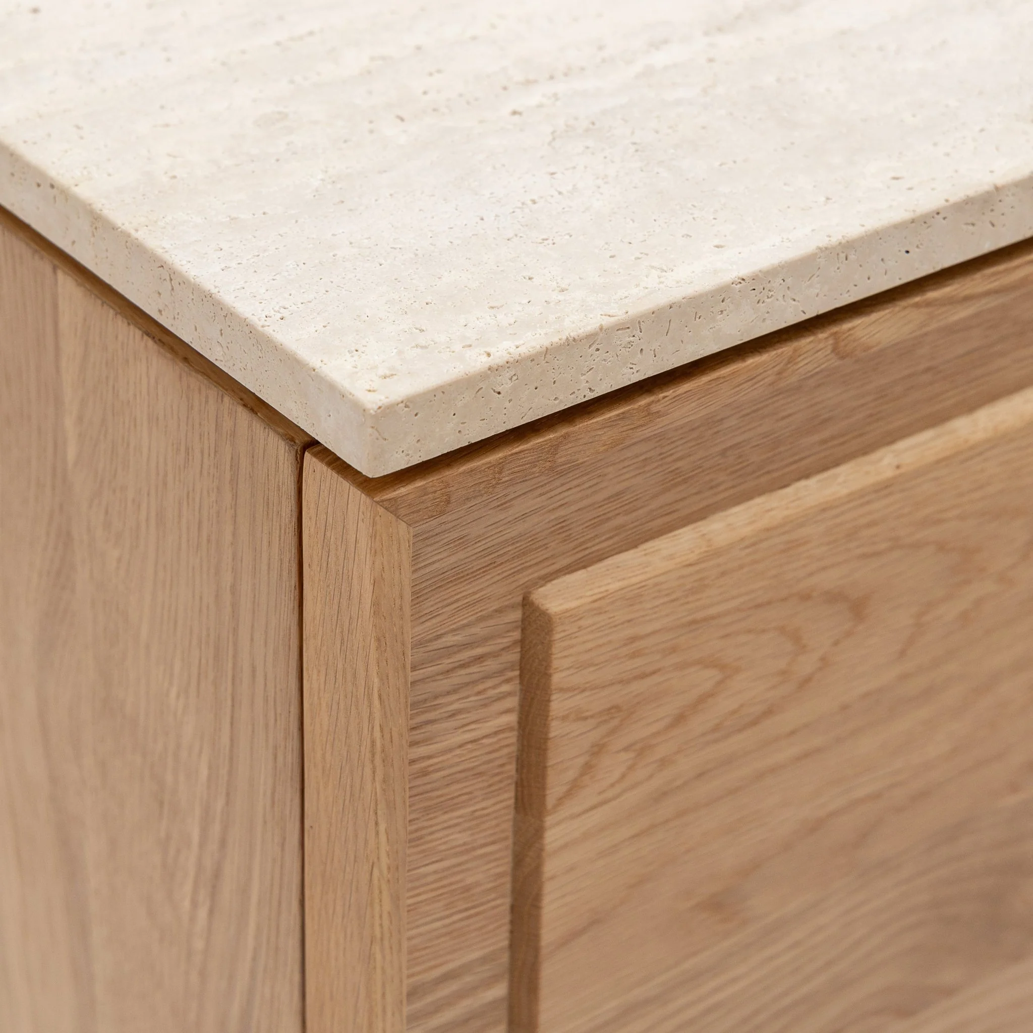 Yorke Highboard - Light Oak & Travertine - Image 57