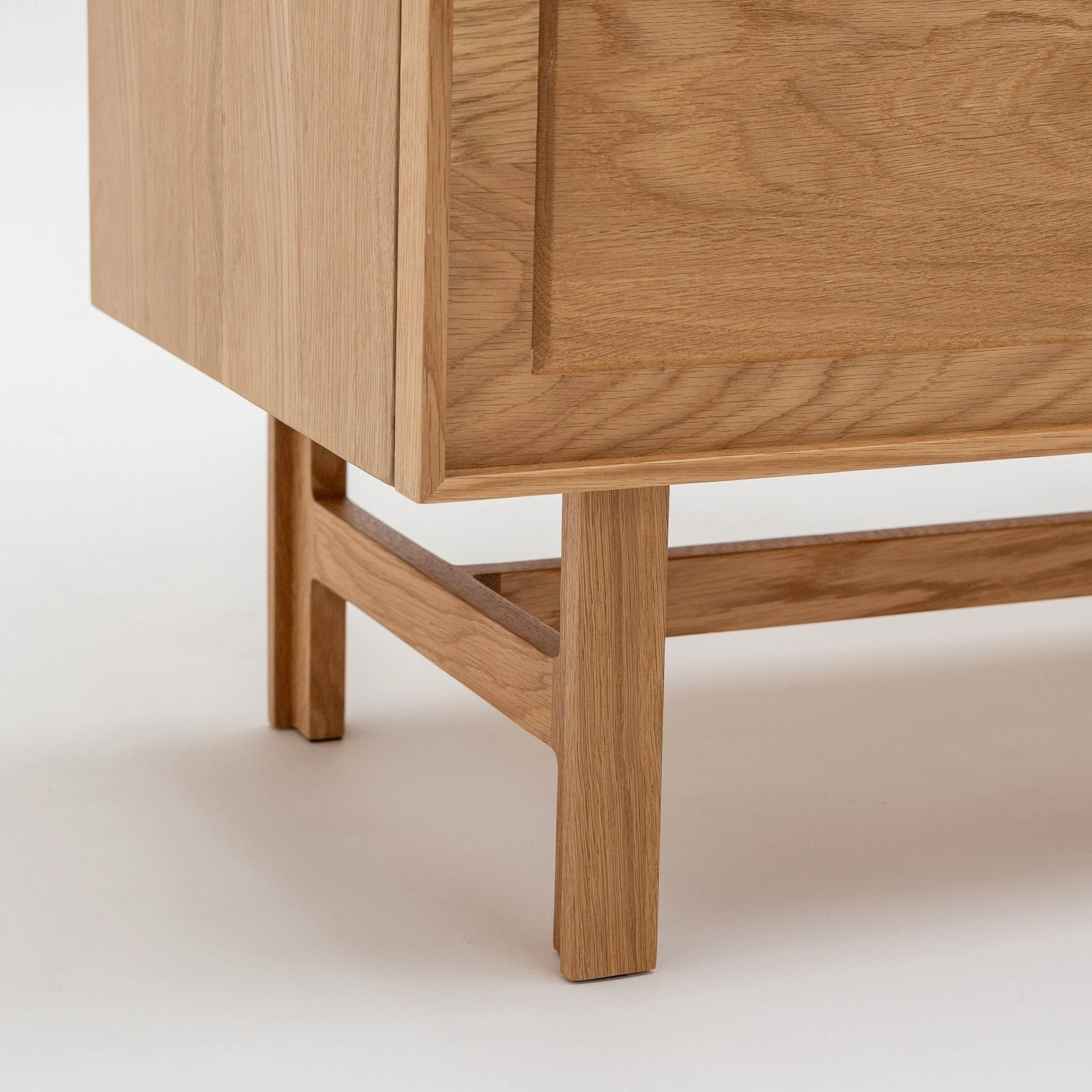 Yorke Highboard - Light Oak & Travertine - Image 8