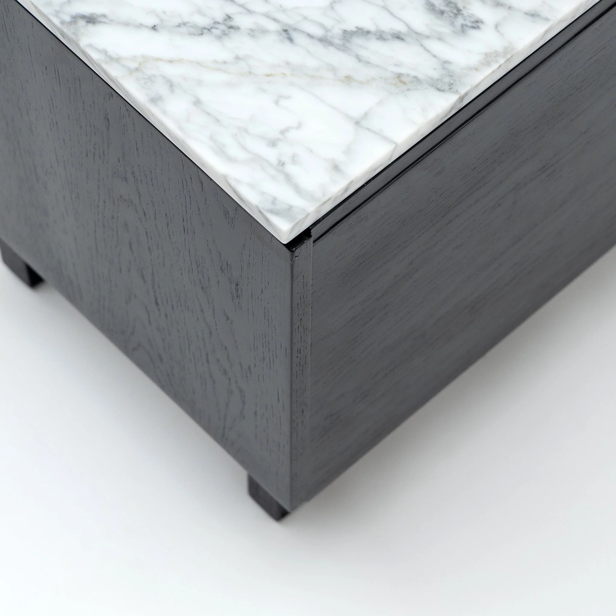 Yorke Nightstand - Black Oak & Bianca Carrara - Image 10