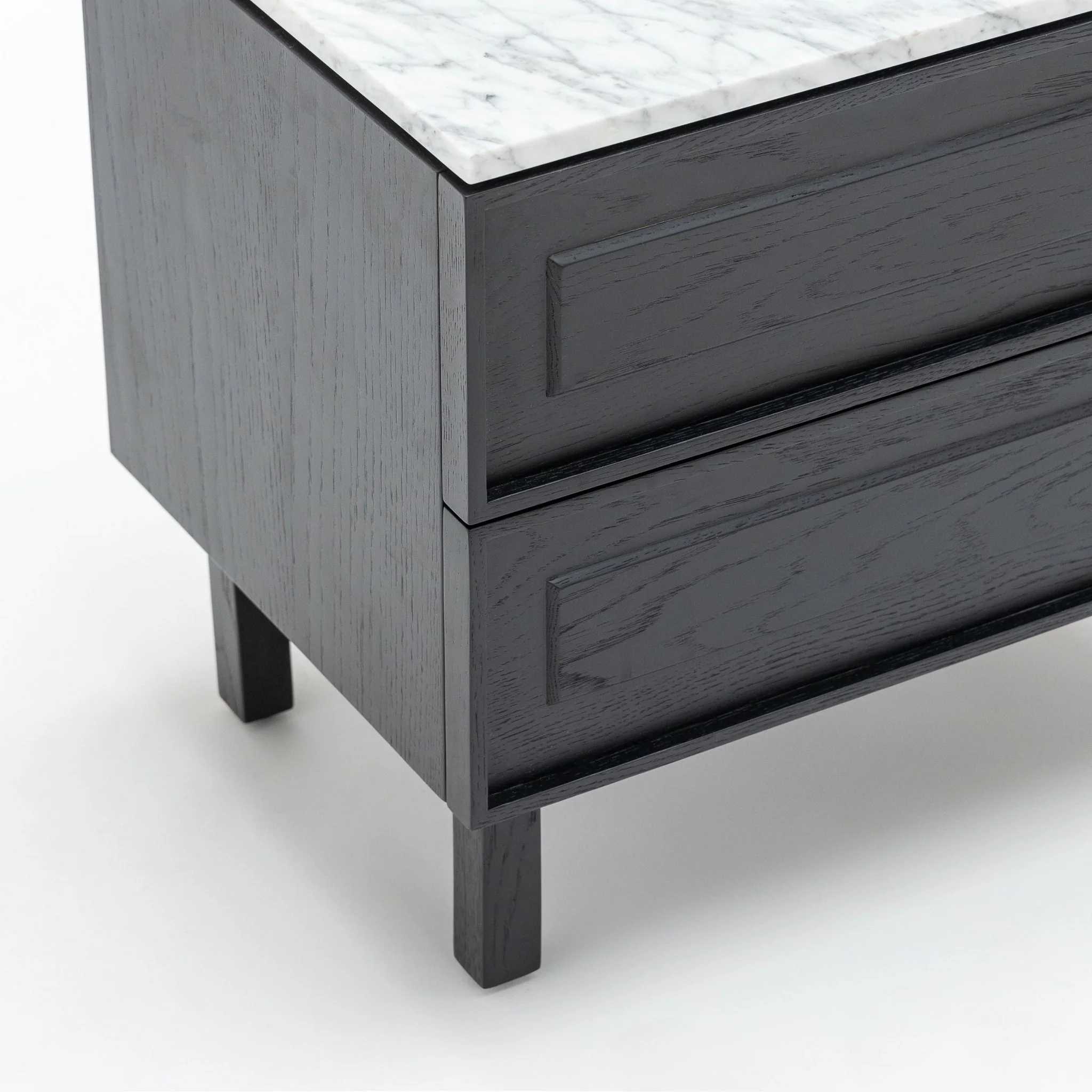 Yorke Nightstand - Black Oak & Bianca Carrara - Image 11