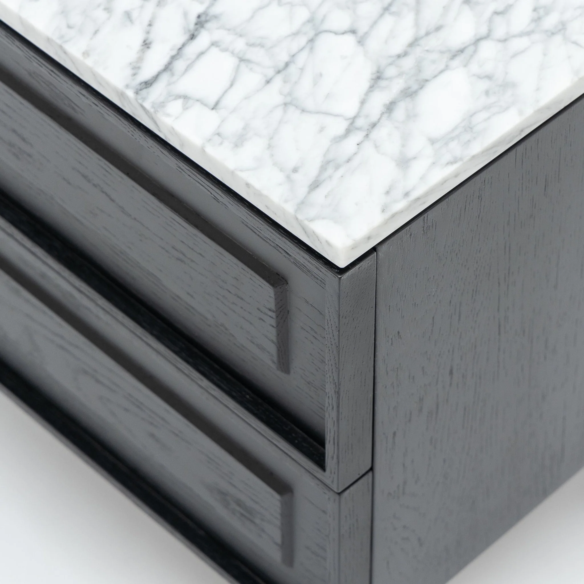 Yorke Nightstand - Black Oak & Bianca Carrara - Image 12