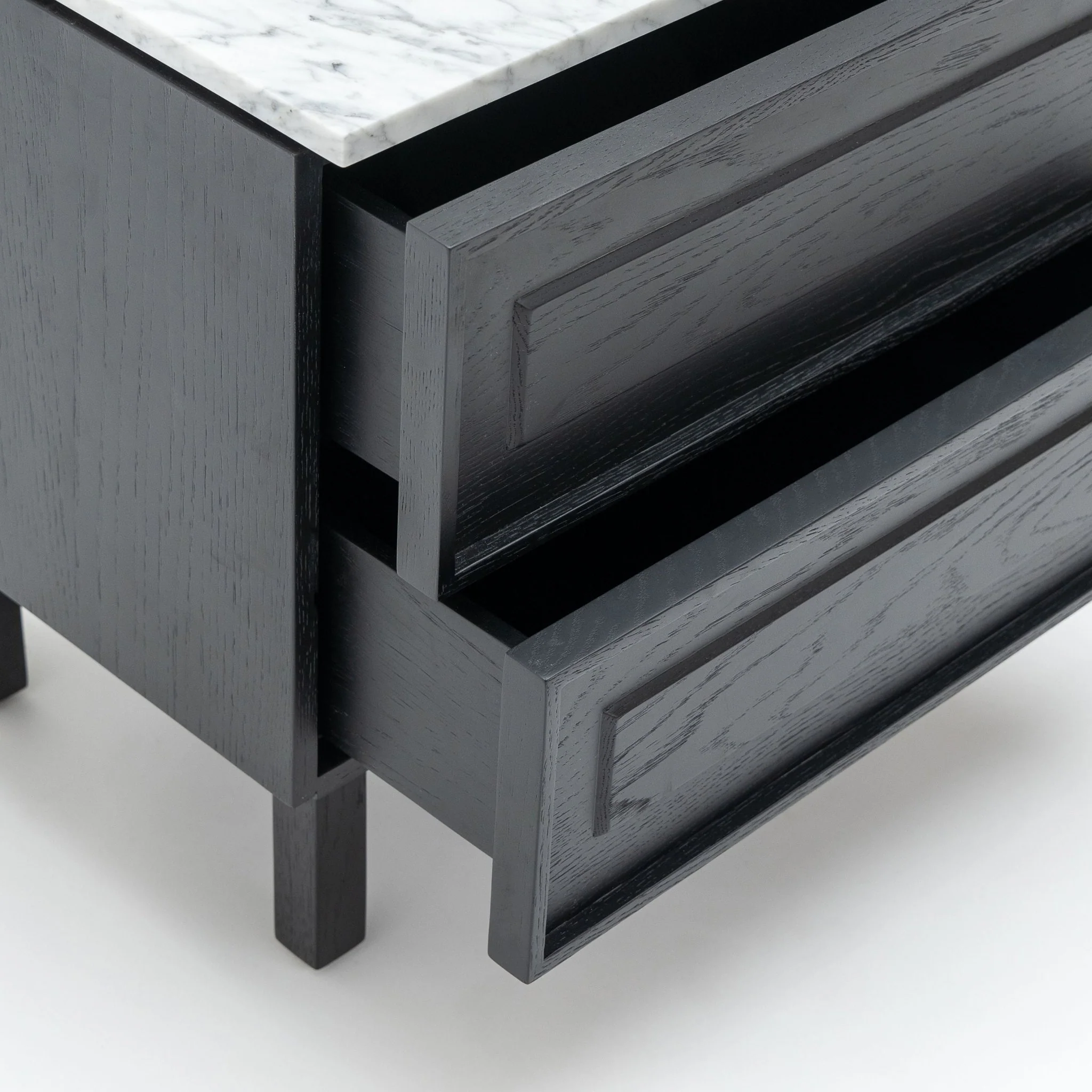 Yorke Nightstand - Black Oak & Bianca Carrara - Image 15
