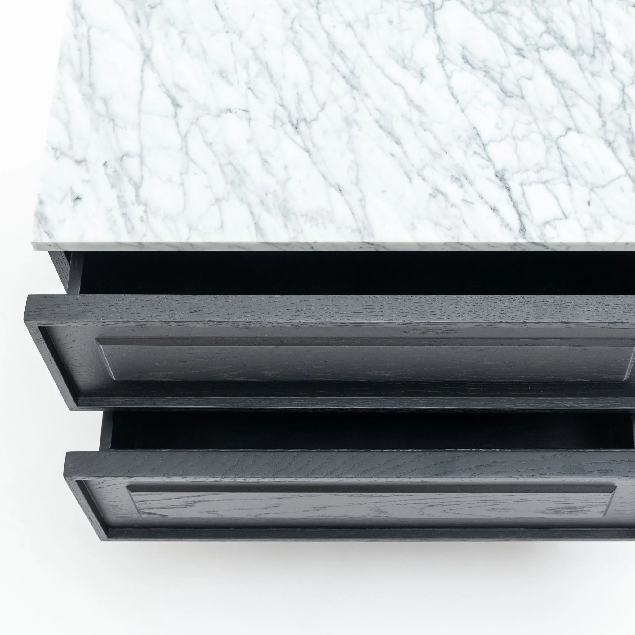 Yorke Nightstand - Black Oak & Bianca Carrara - Image 7