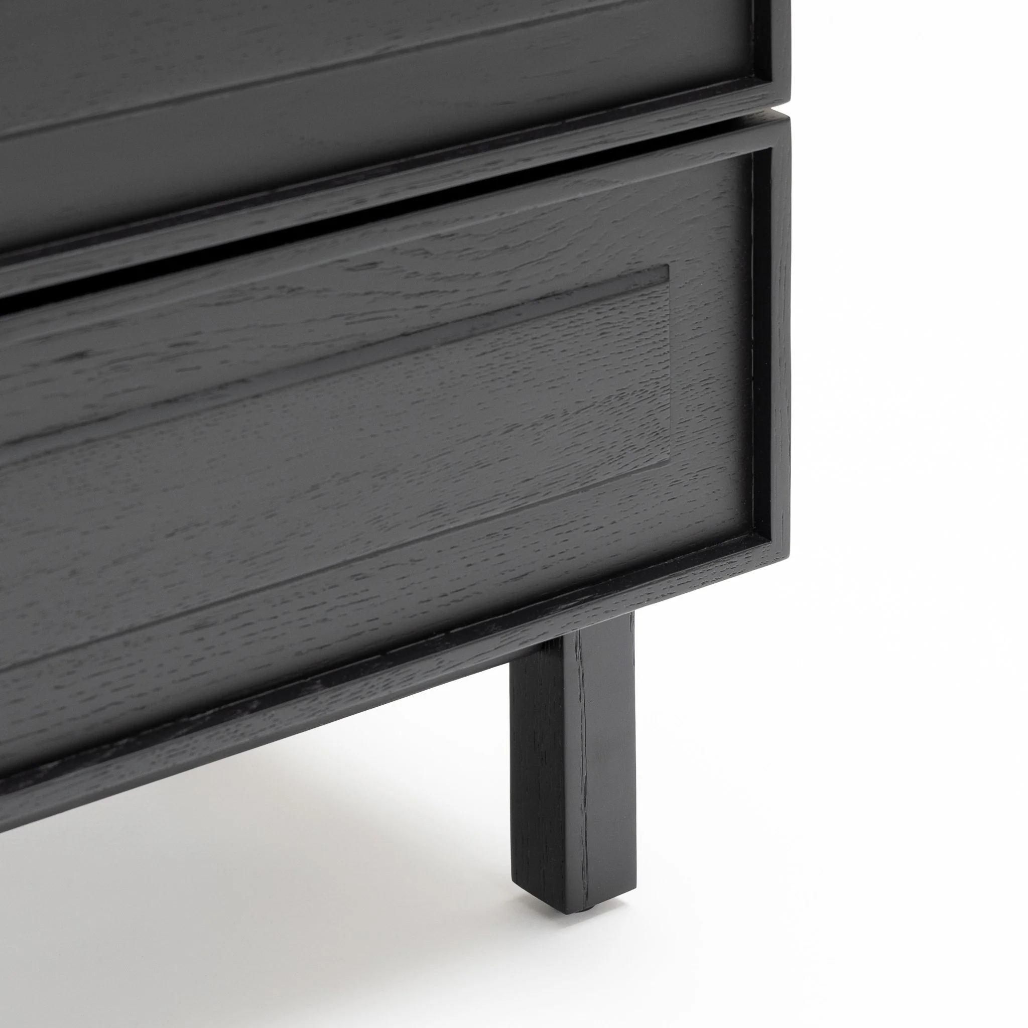 Yorke Nightstand - Black Oak & Nero Marquina - Image 13