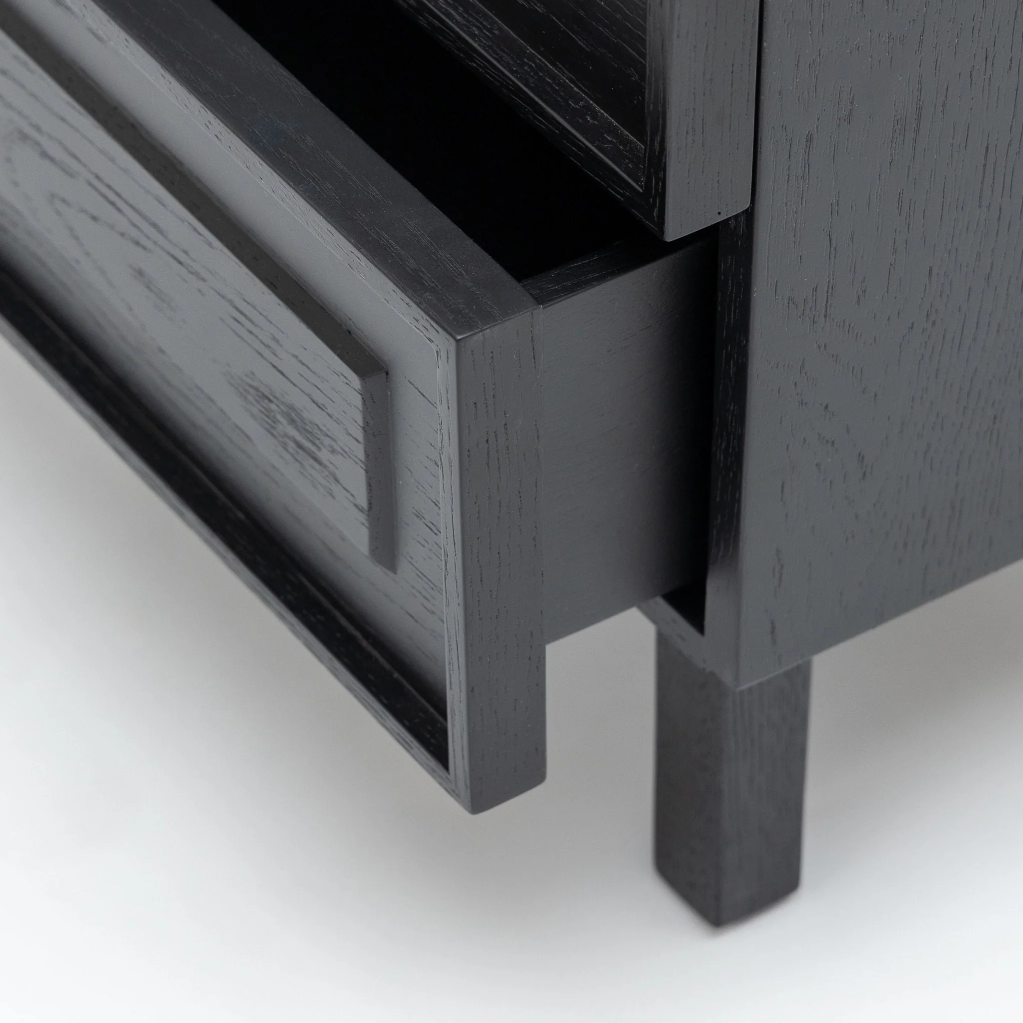 Yorke Nightstand - Black Oak & Travertine - Image 10