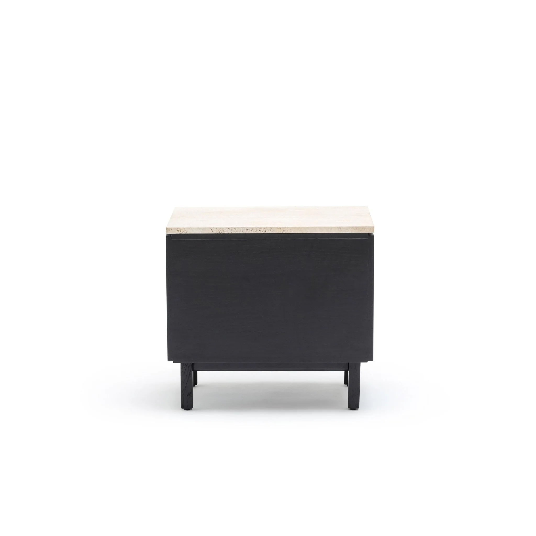 Yorke Nightstand - Black Oak & Travertine - Image 5