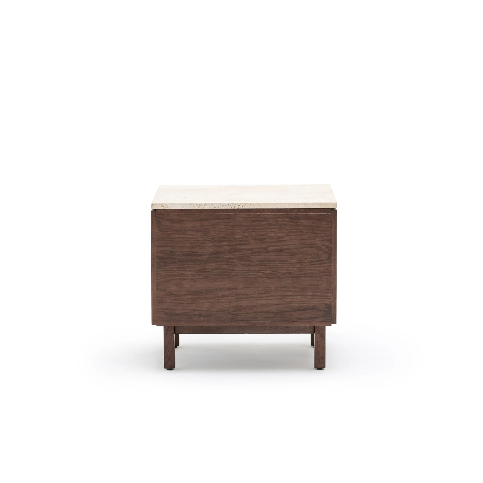 Yorke Nightstand - Espresso Oak & Travertine - Image 5
