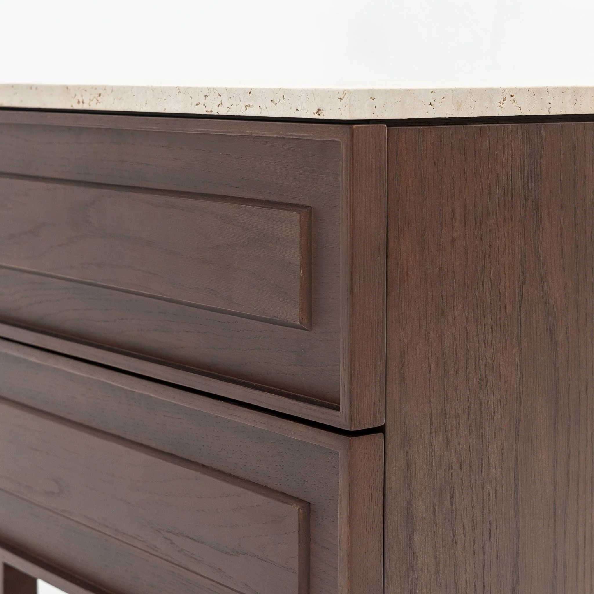 Yorke Nightstand - Espresso Oak & Travertine - Image 7