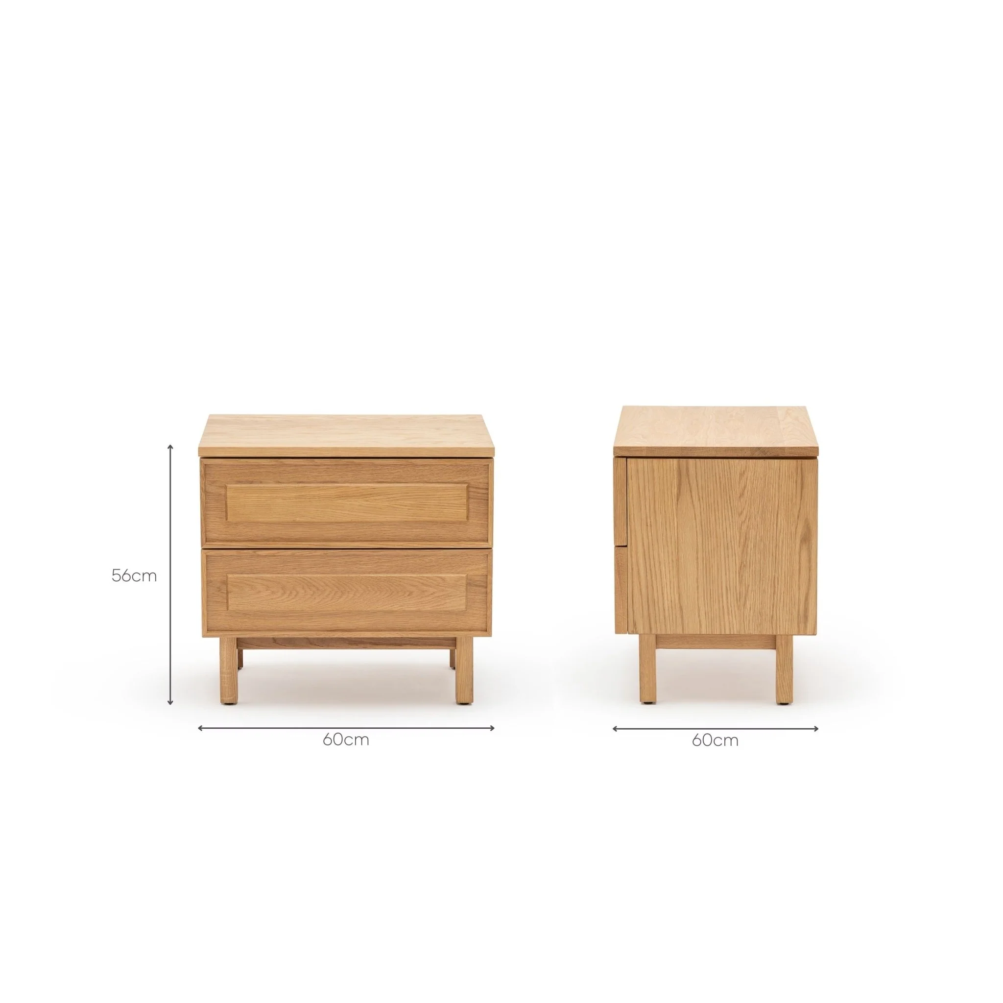 Yorke Nightstand - Light Oak - Image 15