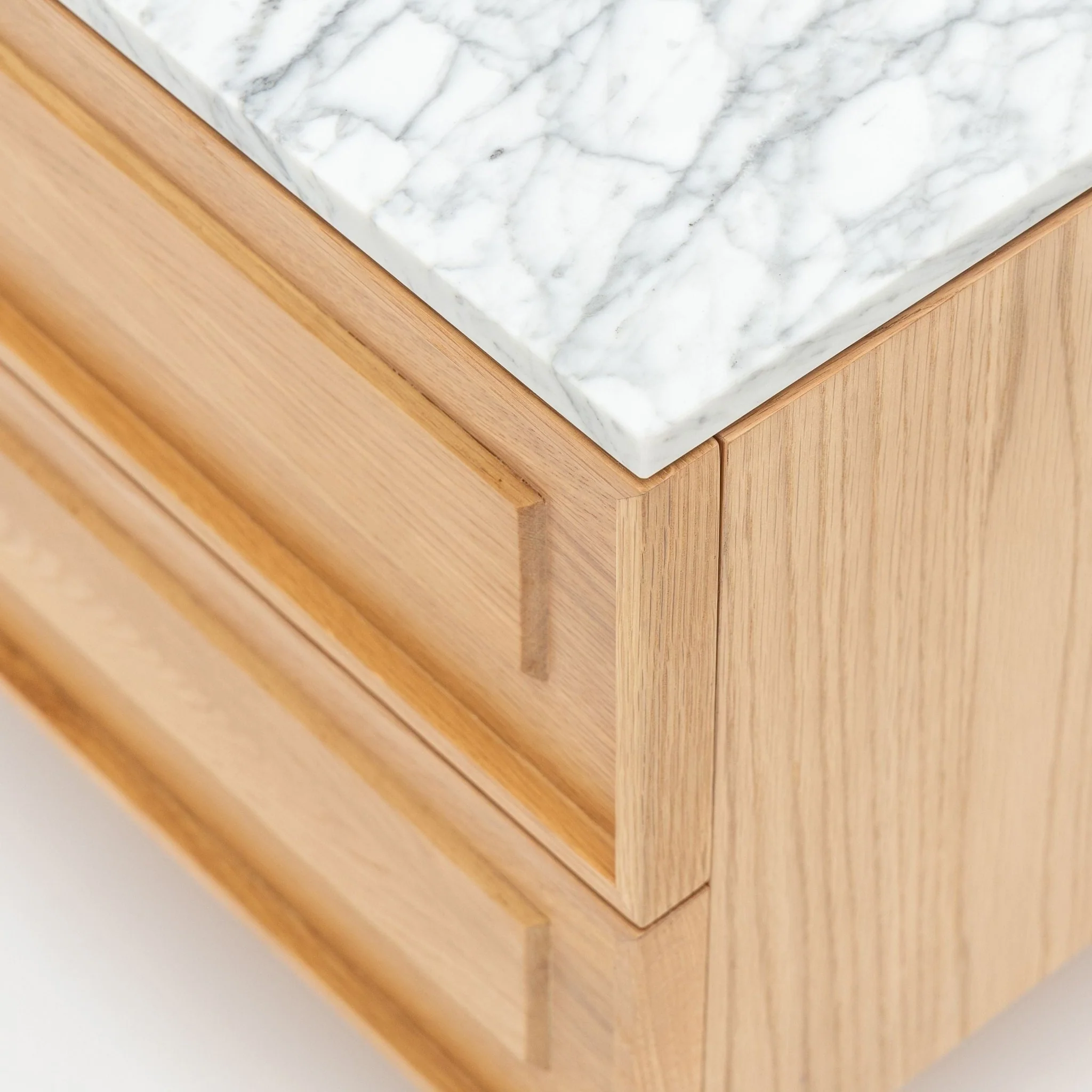Yorke Nightstand - Light Oak & Bianca Carrara - Image 11