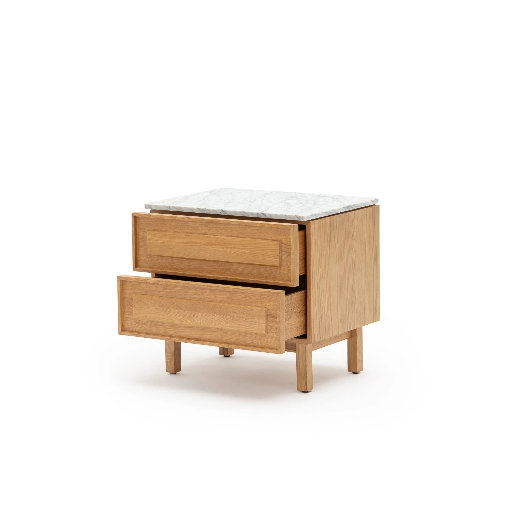 Yorke Nightstand - Light Oak & Bianca Carrara - Image 3