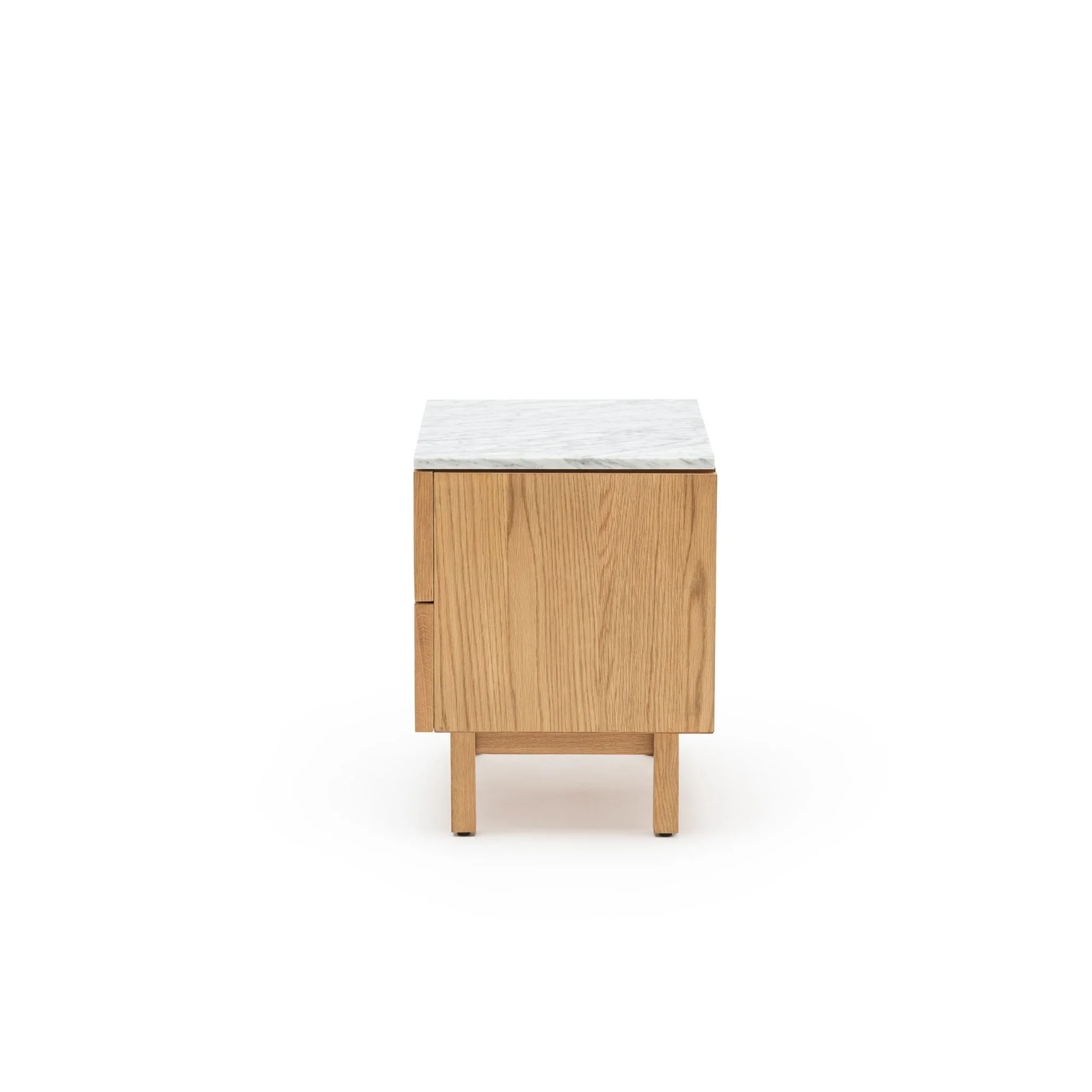 Yorke Nightstand - Light Oak & Bianca Carrara - Image 4