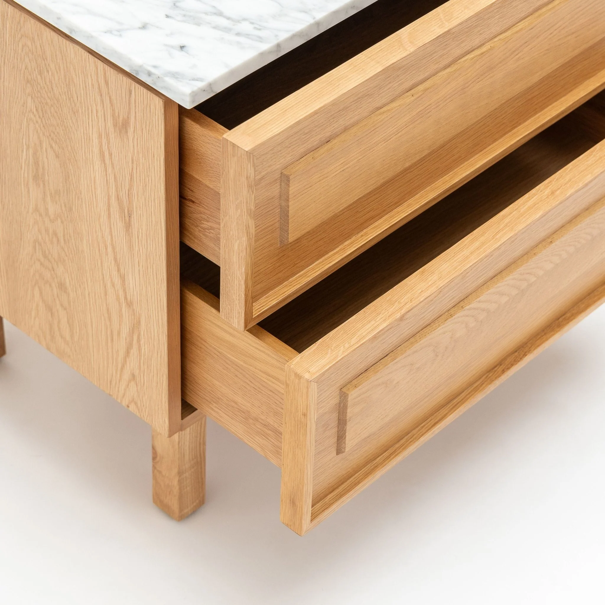 Yorke Nightstand - Light Oak & Bianca Carrara - Image 6