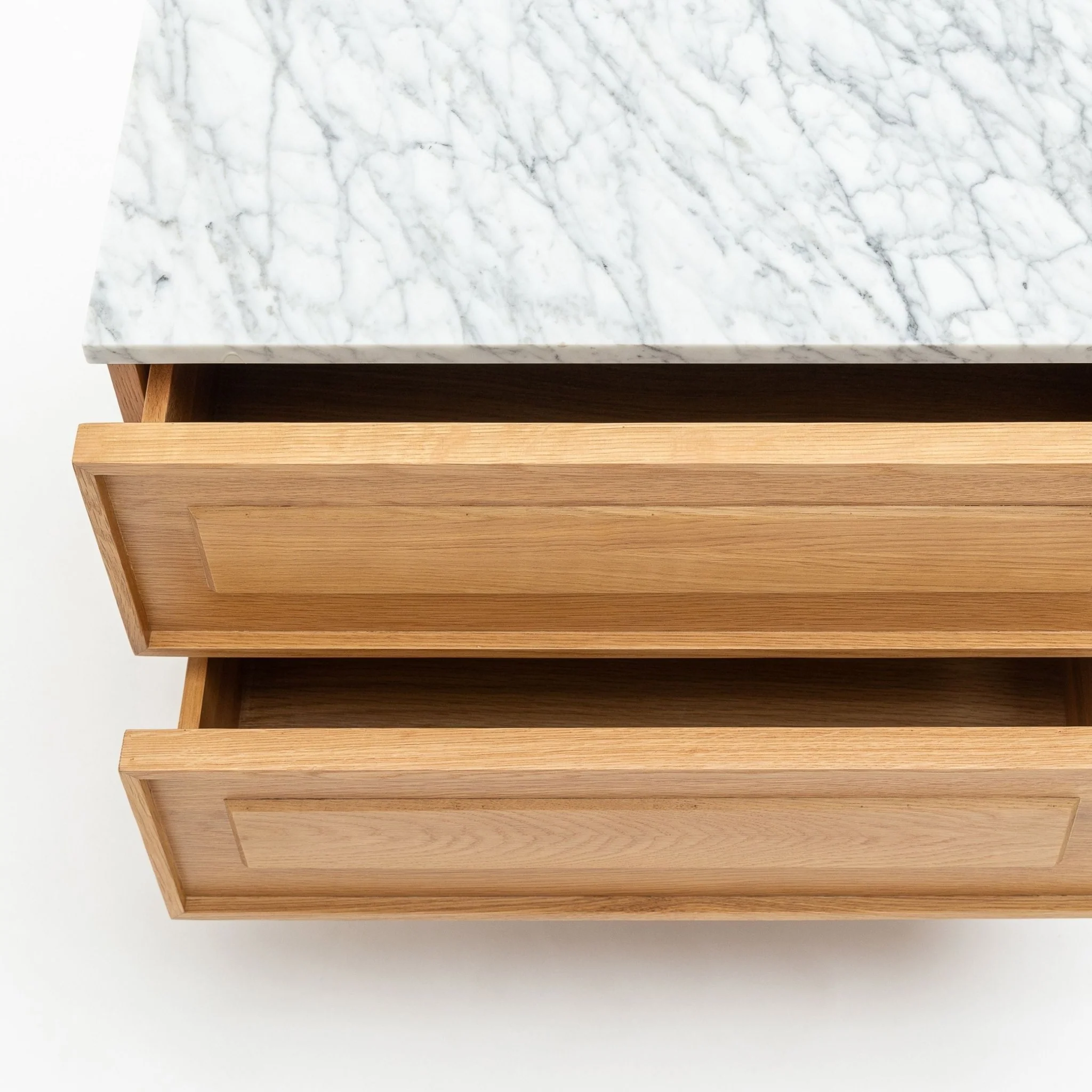 Yorke Nightstand - Light Oak & Bianca Carrara - Image 7