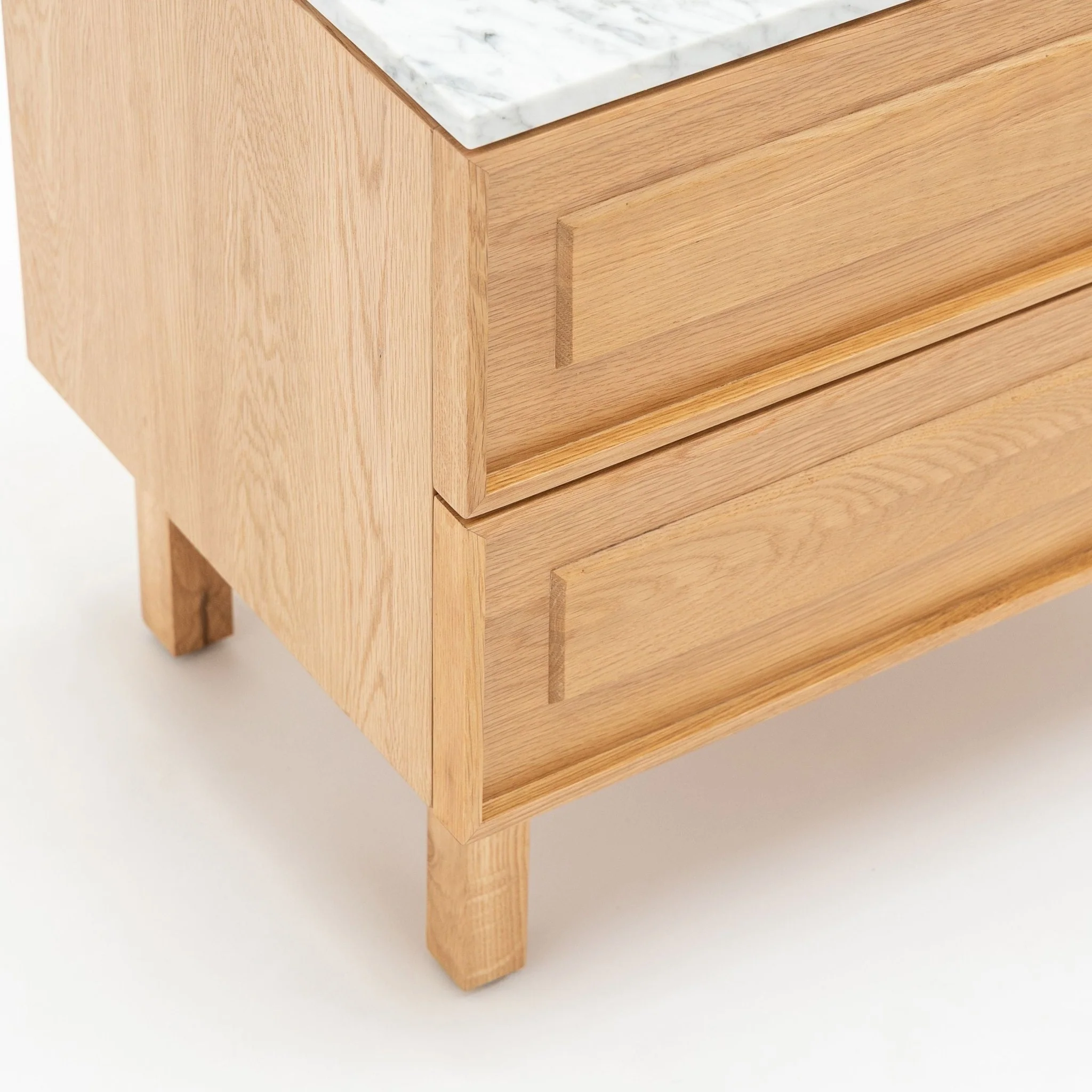 Yorke Nightstand - Light Oak & Bianca Carrara - Image 9